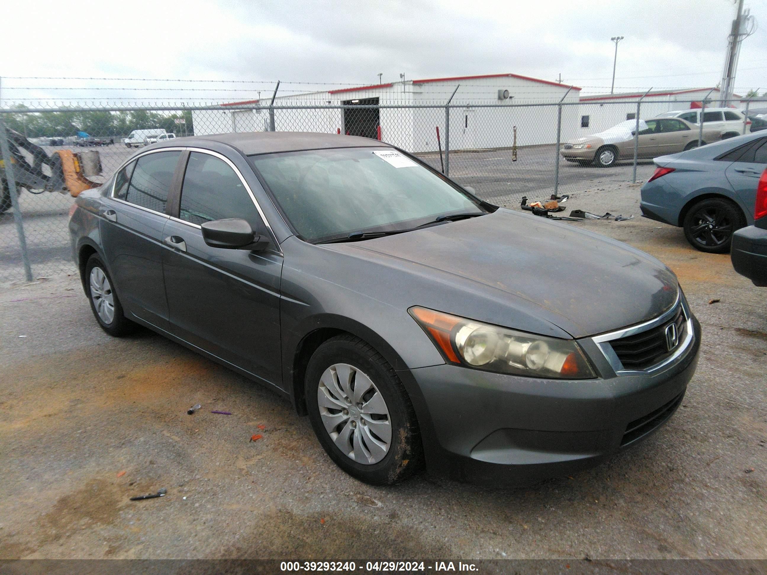 honda accord 2009 1hgcp26339a166592