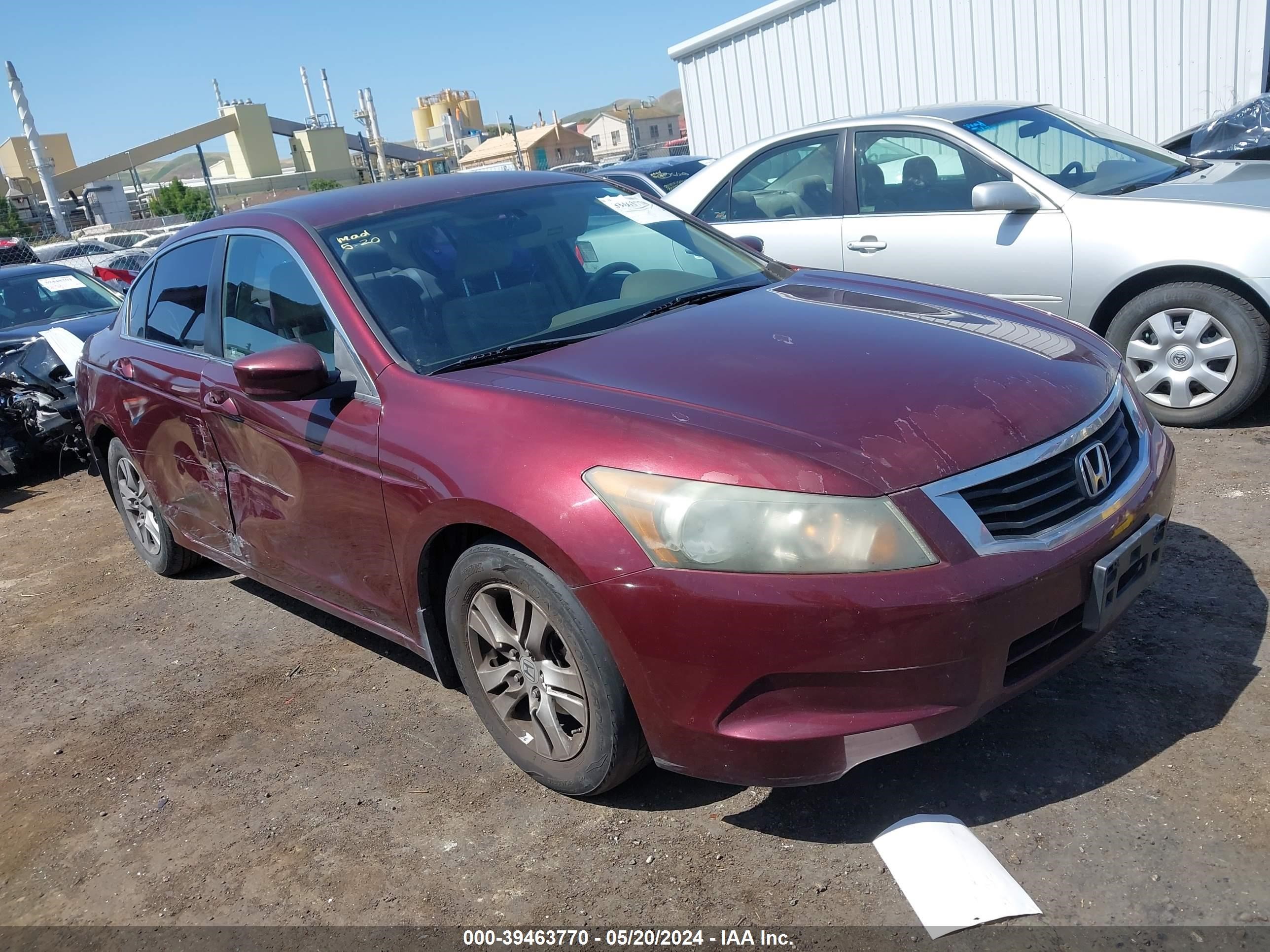 honda accord 2009 1hgcp264x9a078938