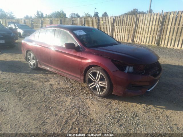 honda accord sedan 2016 1hgcr2f55ga159782