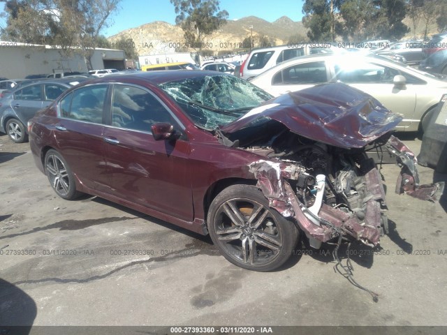 honda accord sedan 2016 1hgcr2f58ga118613