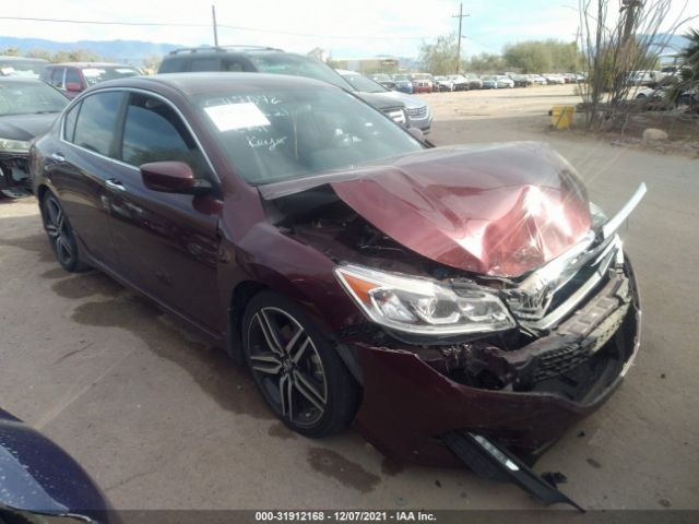 honda accord sedan 2017 1hgcr2f58ha001020