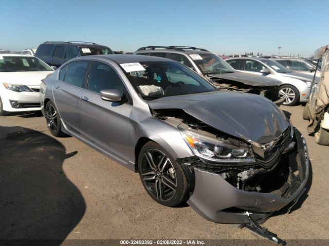 honda accord sedan 2016 1hgcr2f66ga086527