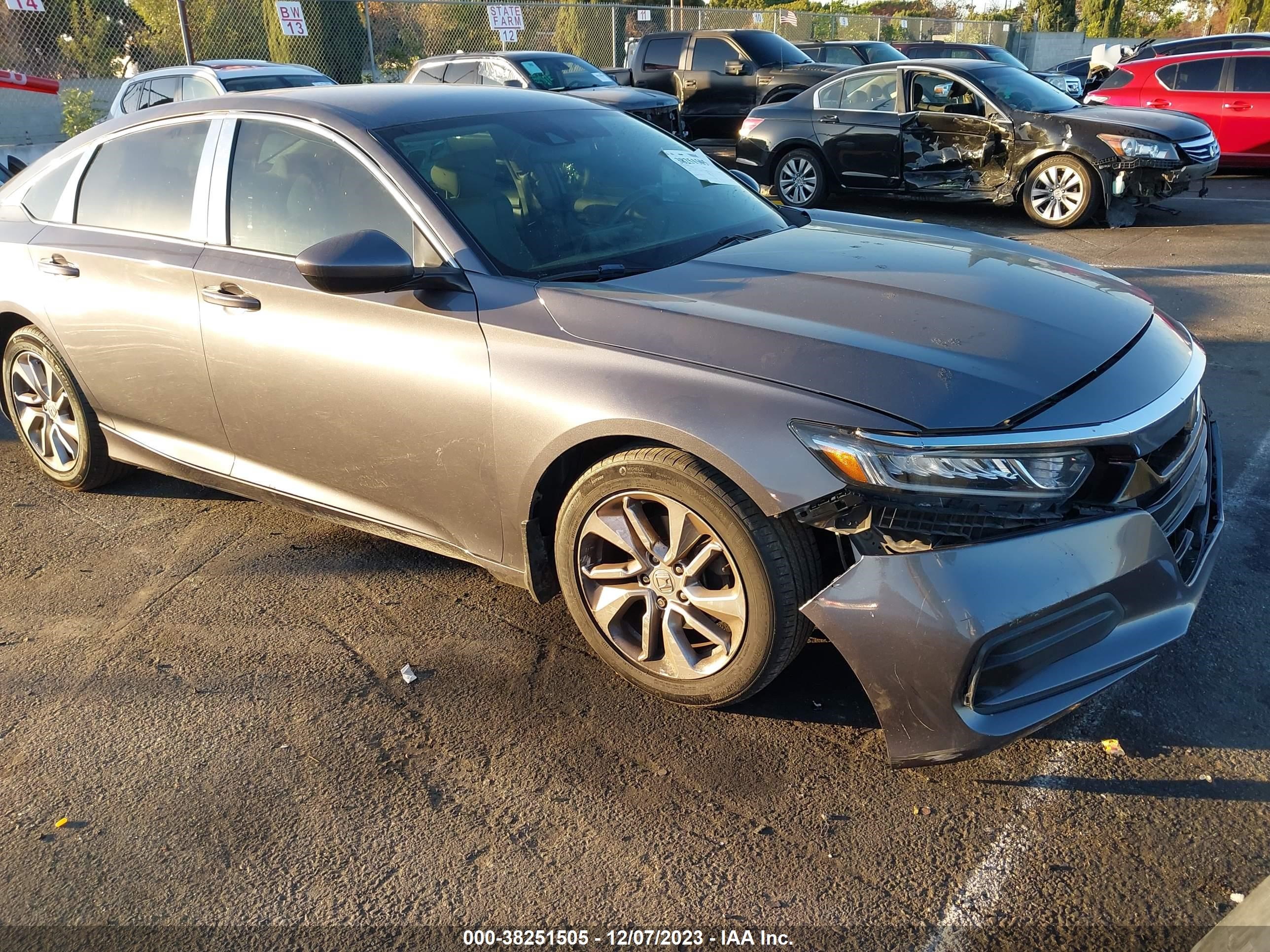 honda accord 2018 1hgcv1f13ja071484