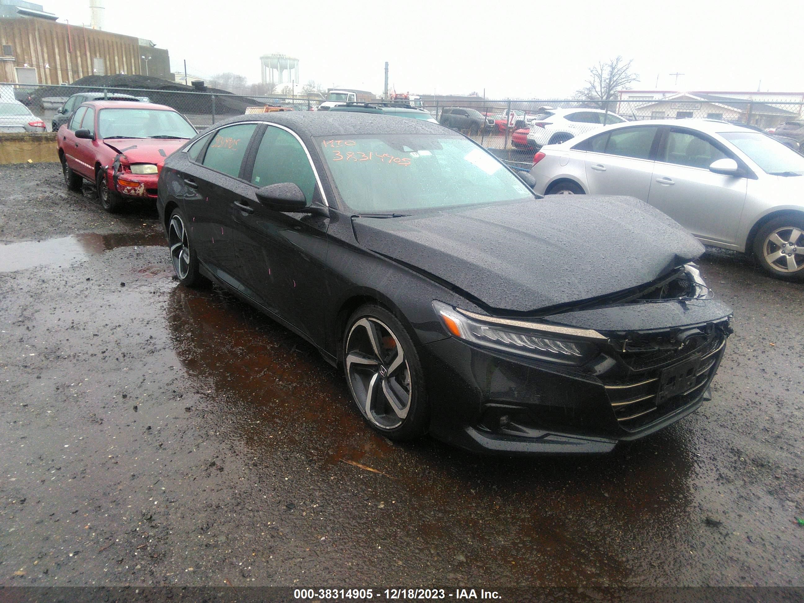 honda accord 2021 1hgcv1f33ma044517