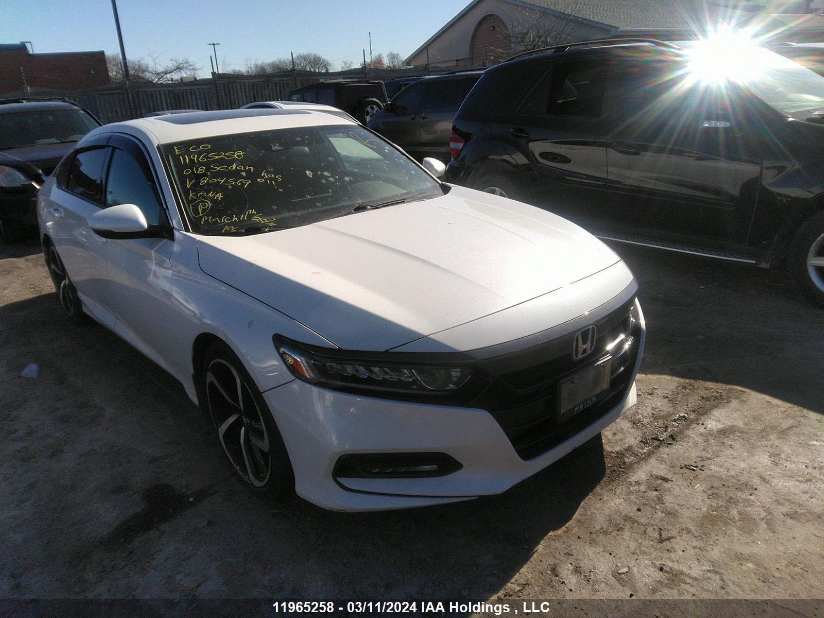 honda accord 2018 1hgcv1f35ja804569