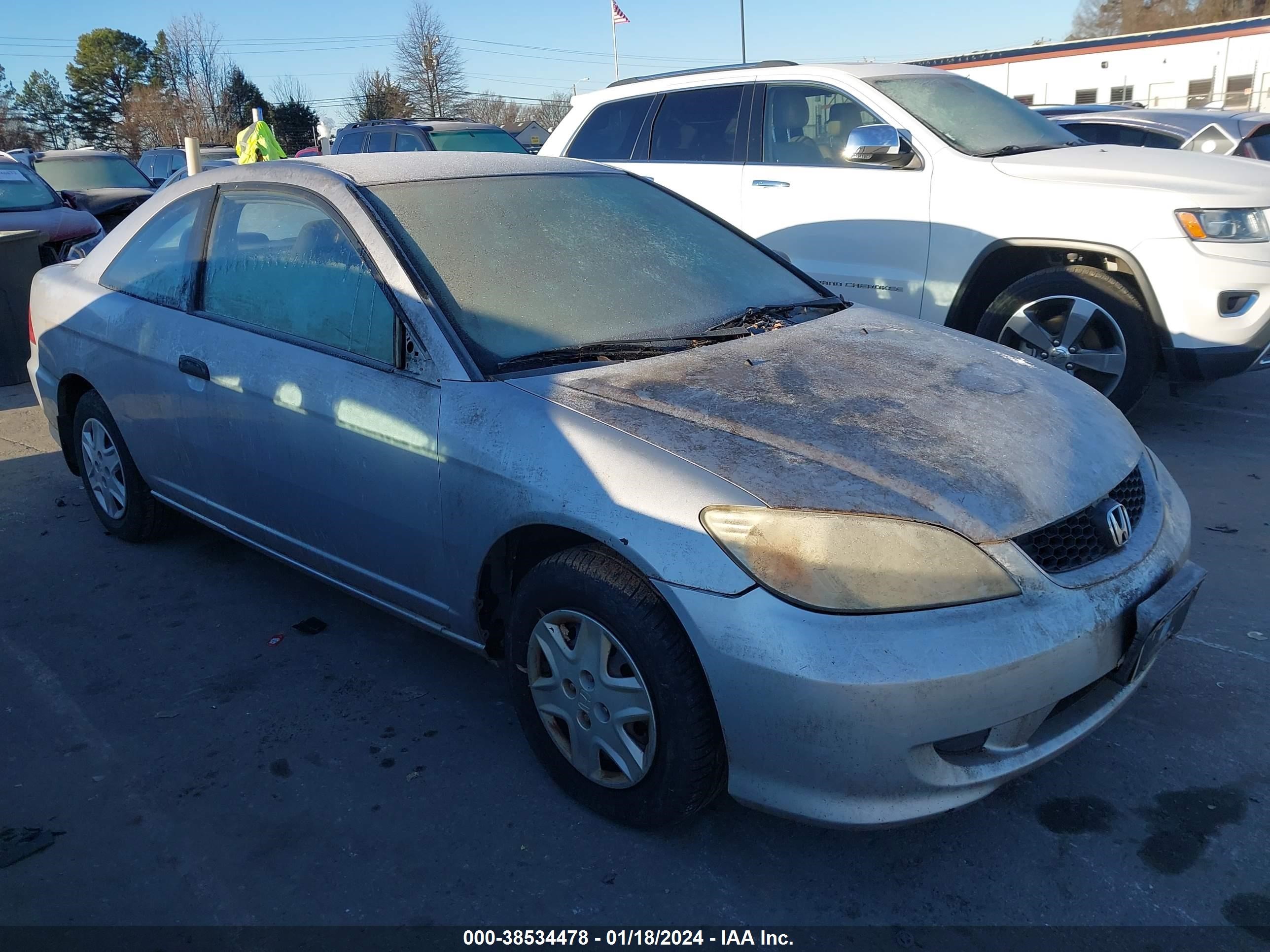 honda civic 2005 1hgem22105l067264