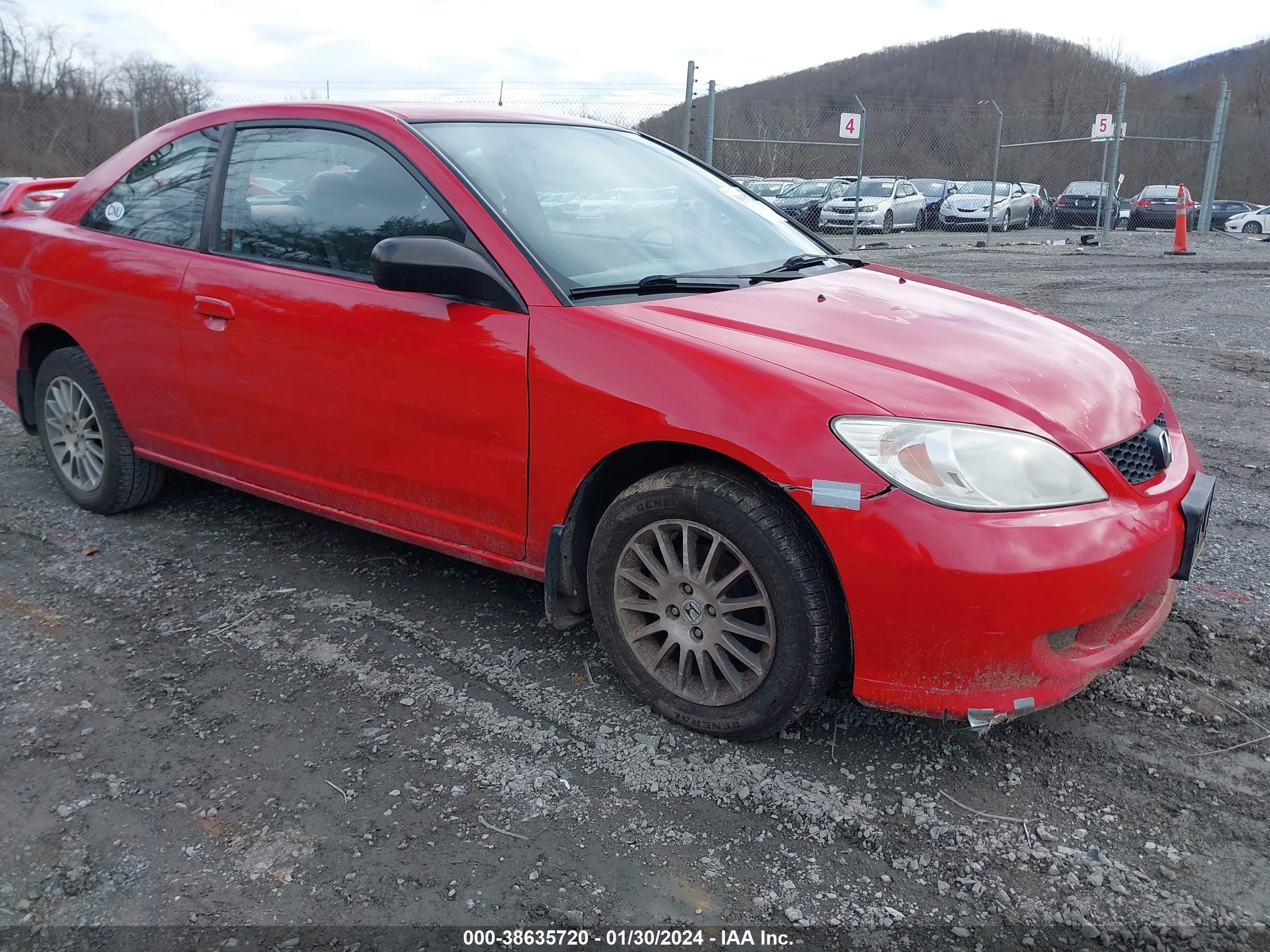 honda civic 2005 1hgem22535l066726