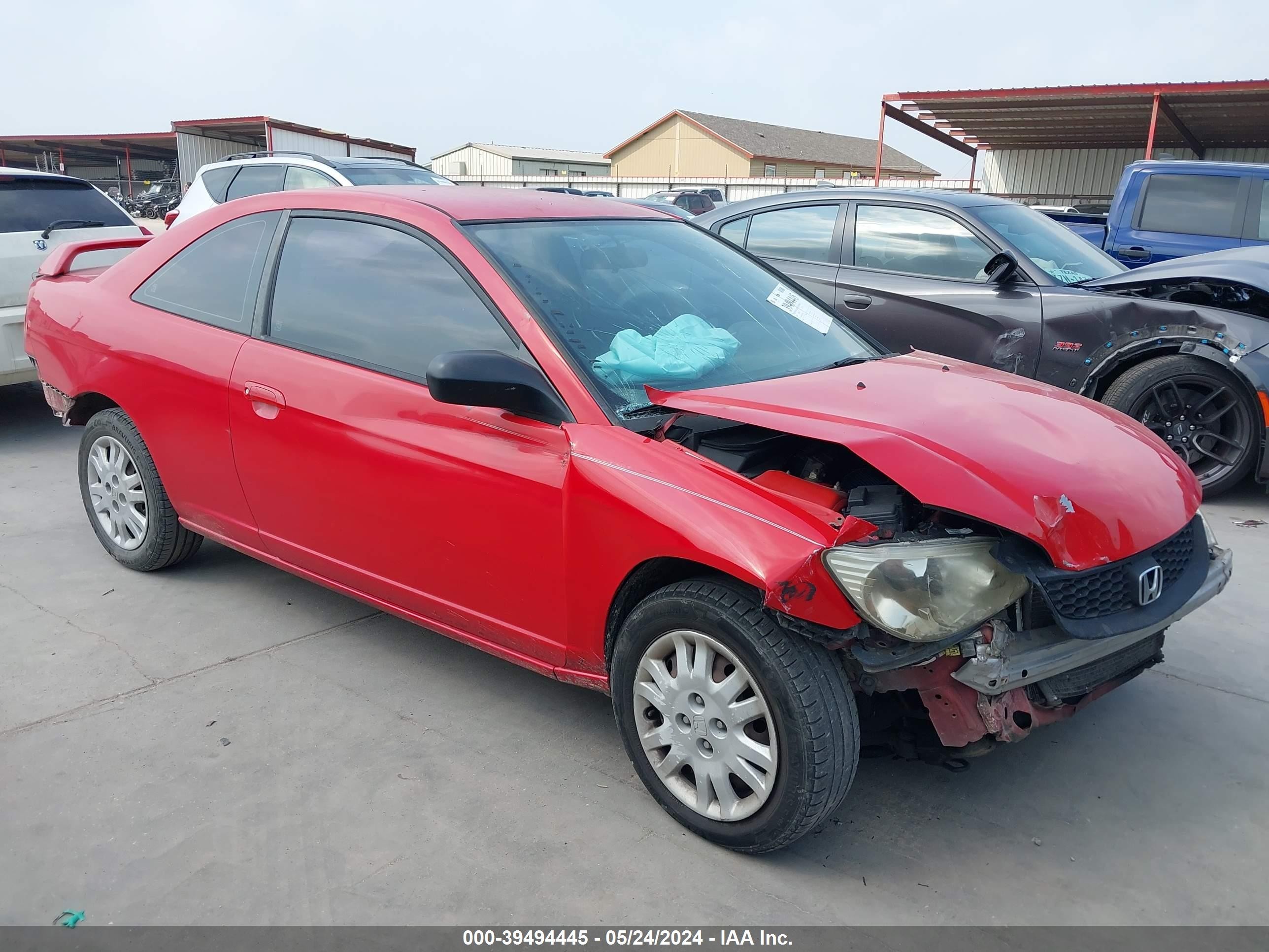 honda civic 2005 1hgem22565l070348