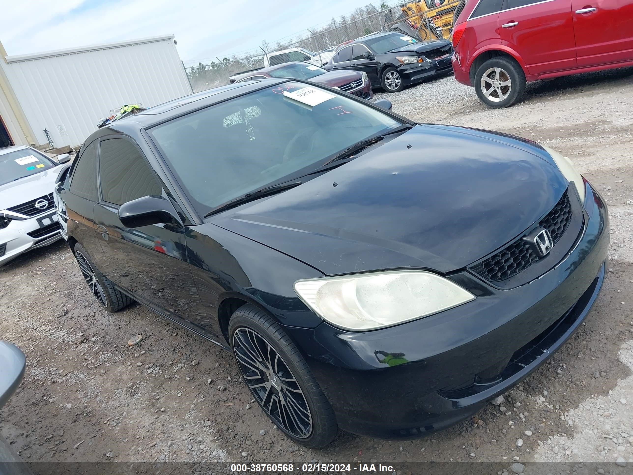 honda civic 2005 1hgem22955l077892