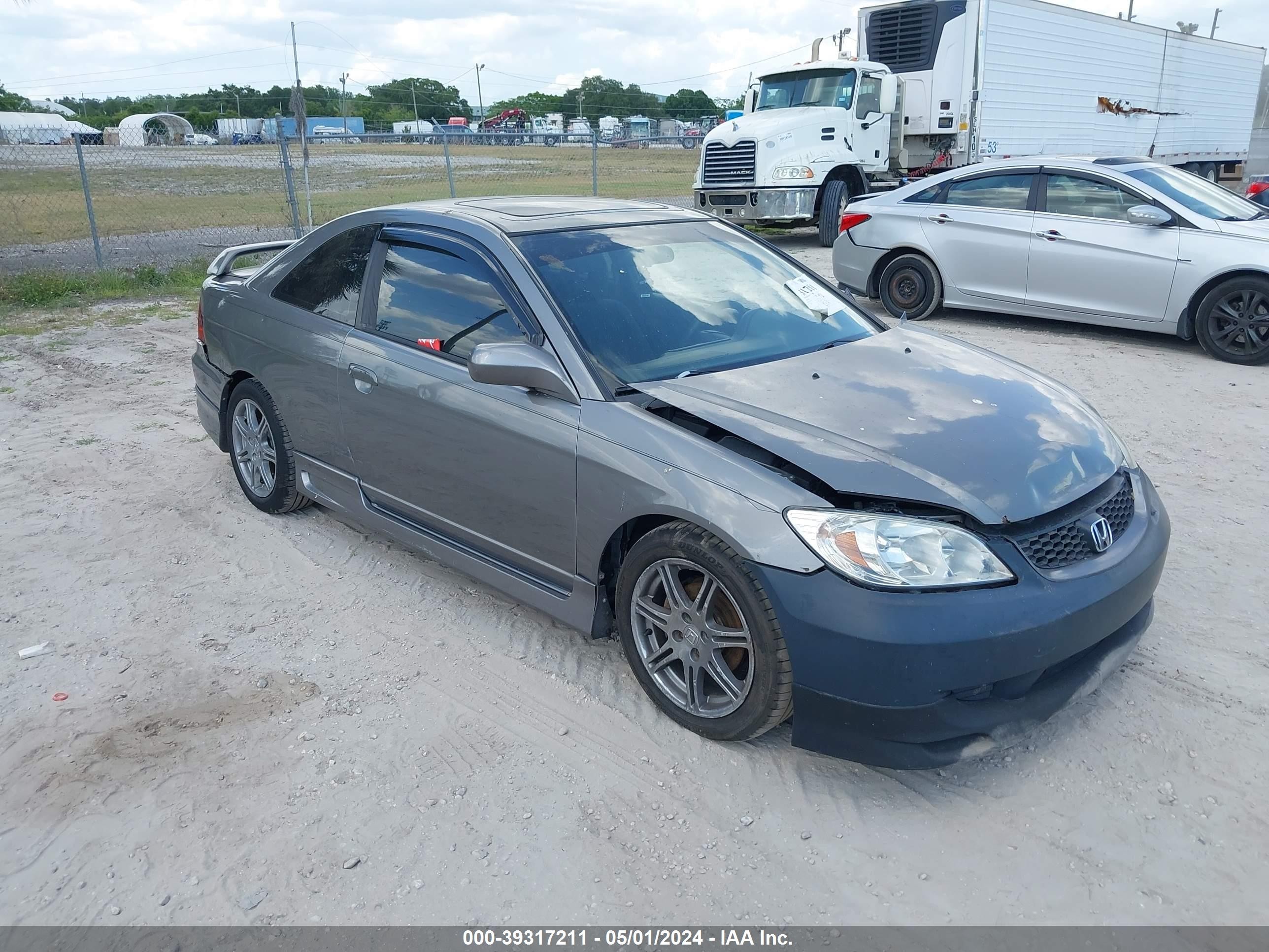 honda civic 2005 1hgem22965l037305