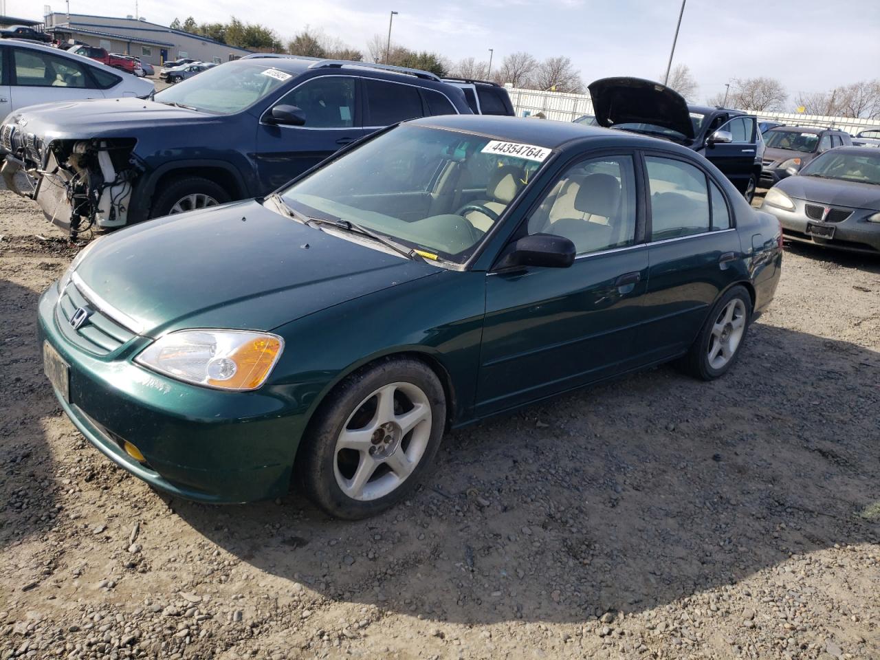 honda civic 2001 1hges15561l071456