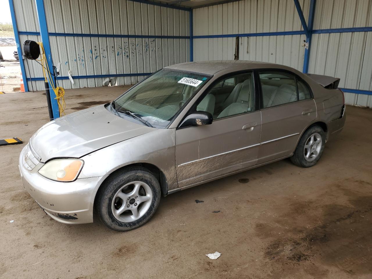 honda civic 2002 1hges155x2l038106