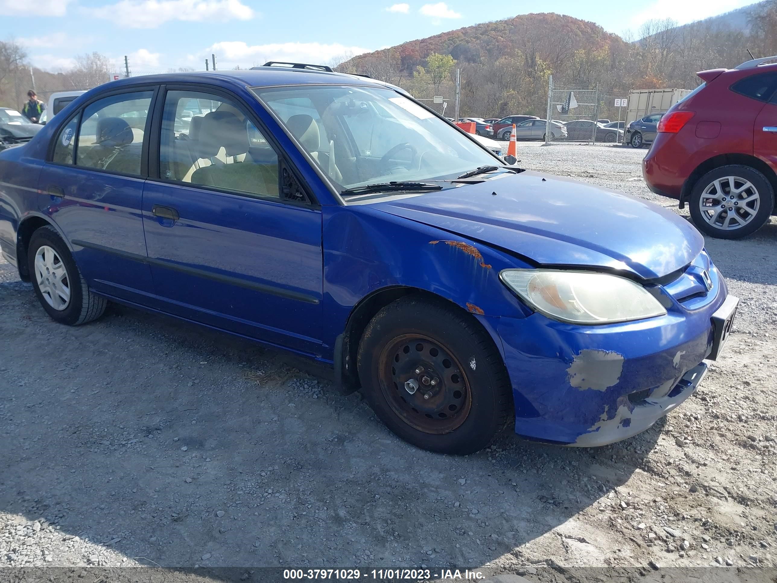 honda civic 2005 1hges16305l015189