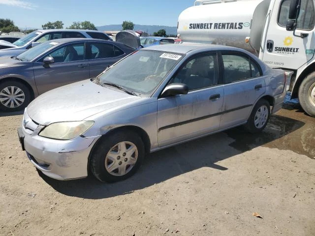 honda civic dx v 2005 1hges16375l029672