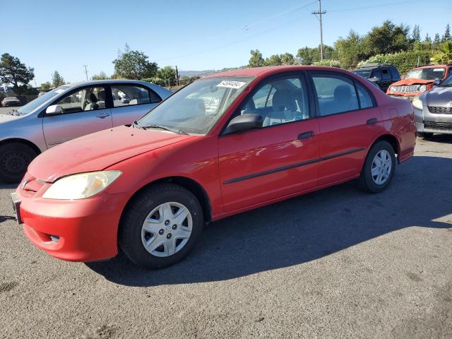 honda civic dx v 2005 1hges16395l008631