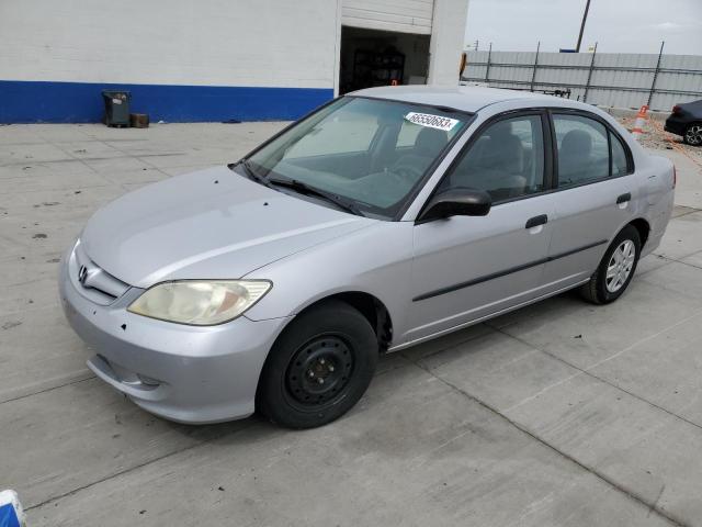 honda civic dx v 2005 1hges16395l028863