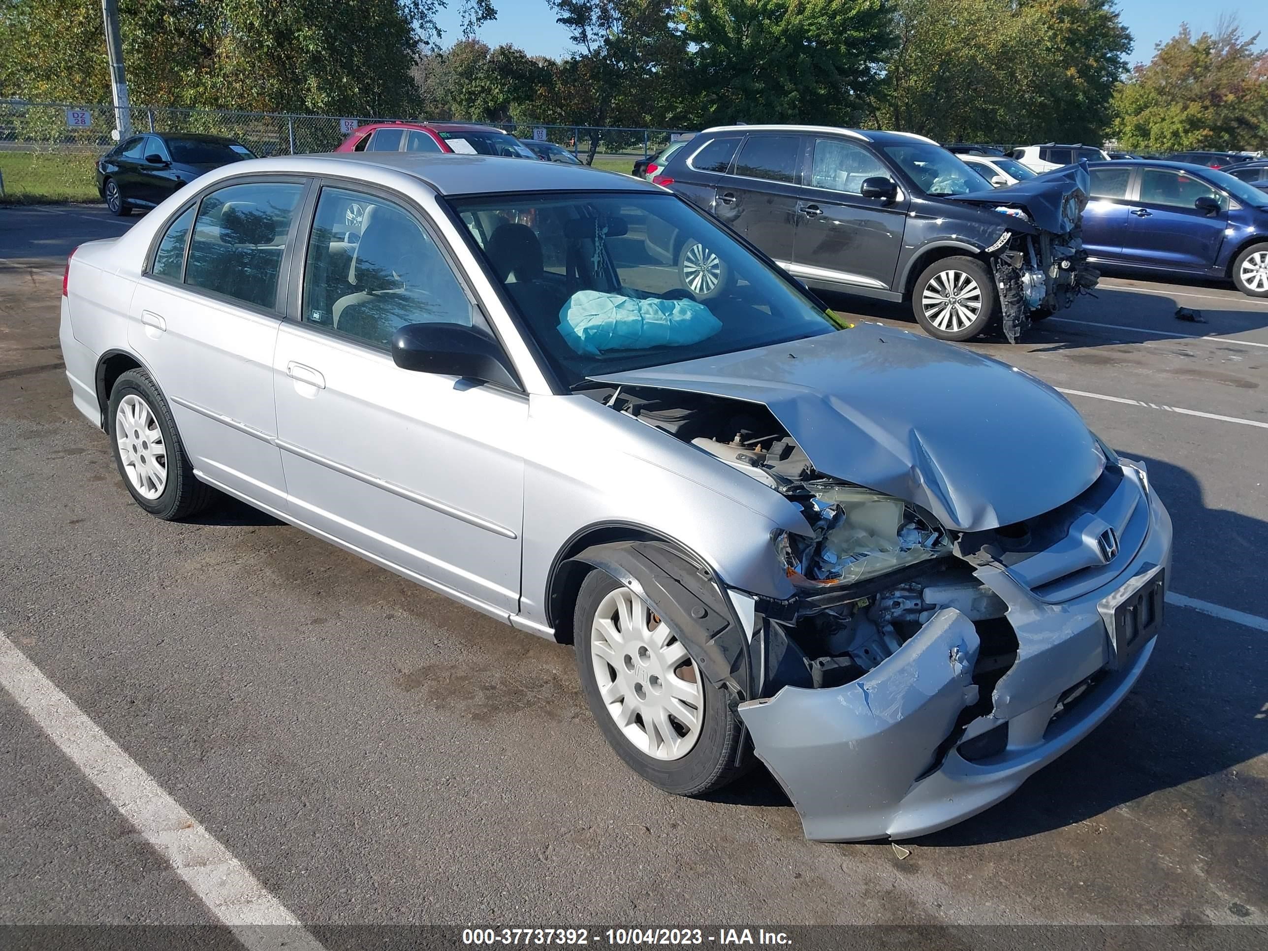 honda civic 2005 1hges16585l027138