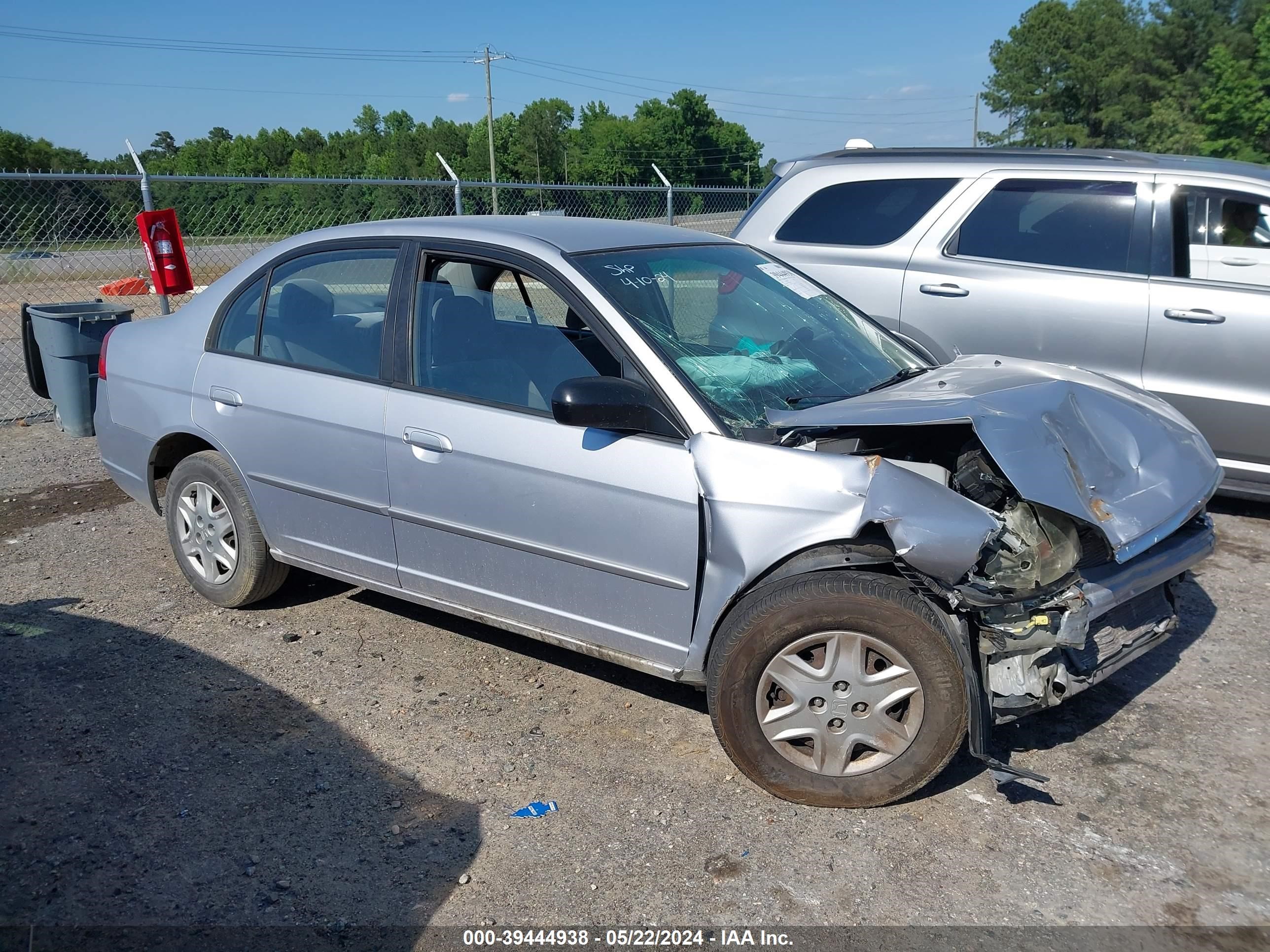 honda civic 2003 1hges165x3l020835