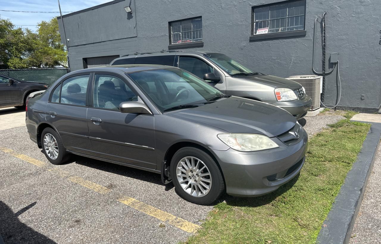 honda civic 2005 1hges25745l008515