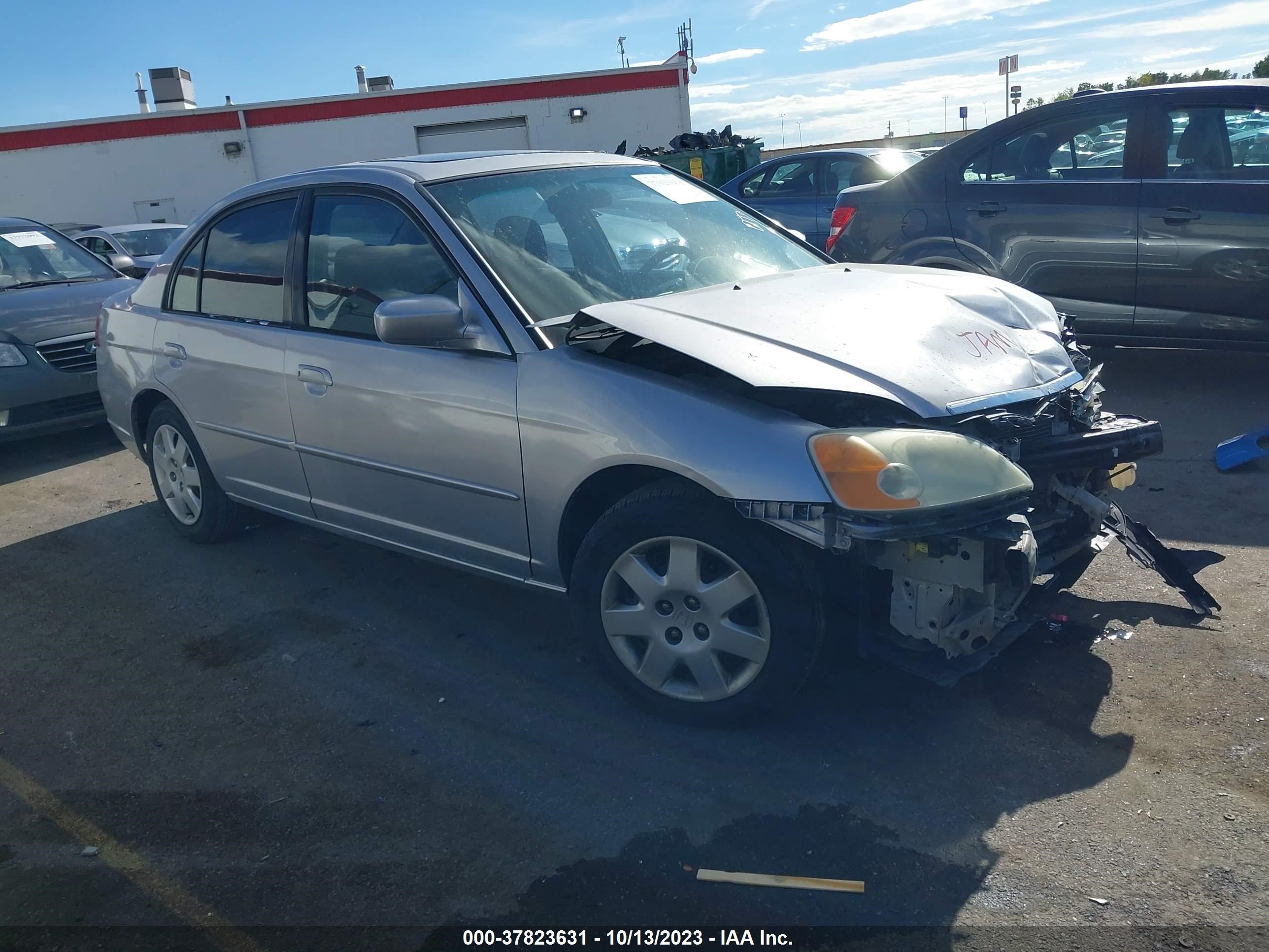 honda civic 2001 1hges26751l077089