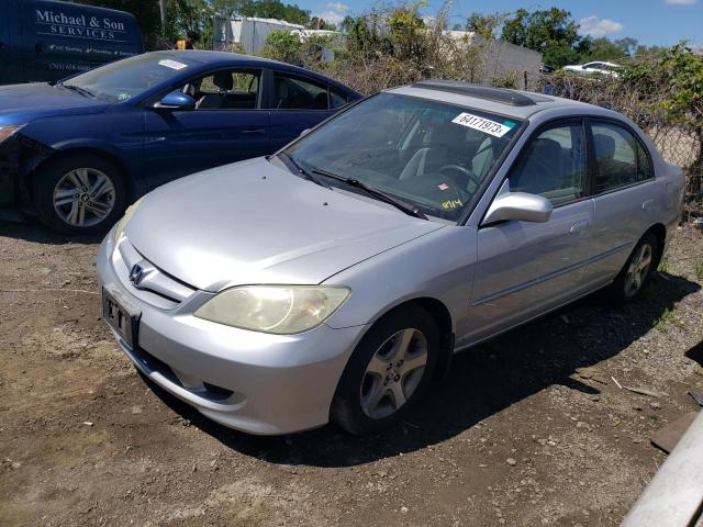 honda civic ex 2005 1hges26775l029146