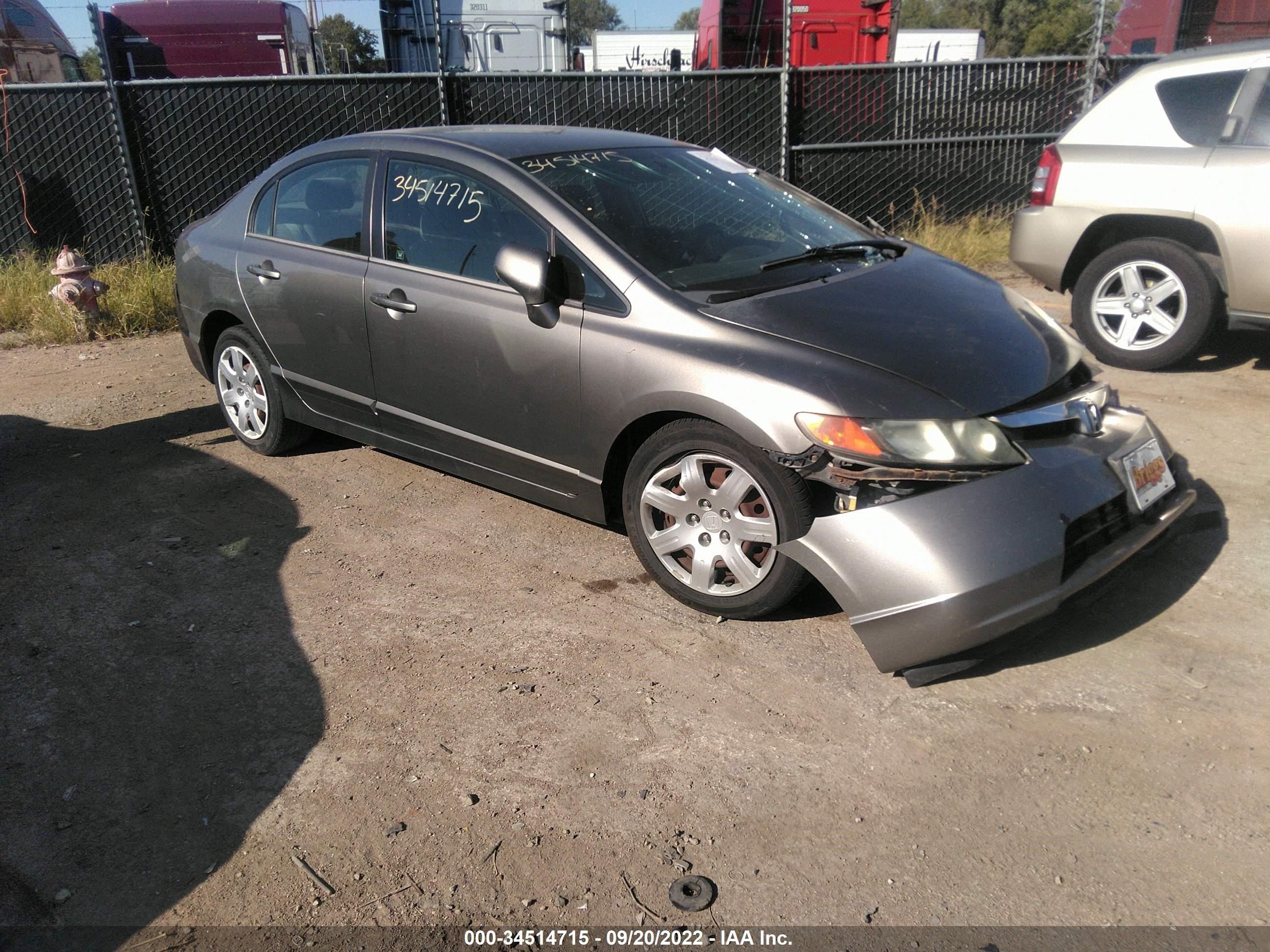 honda civic 2006 1hgfa16506l110474