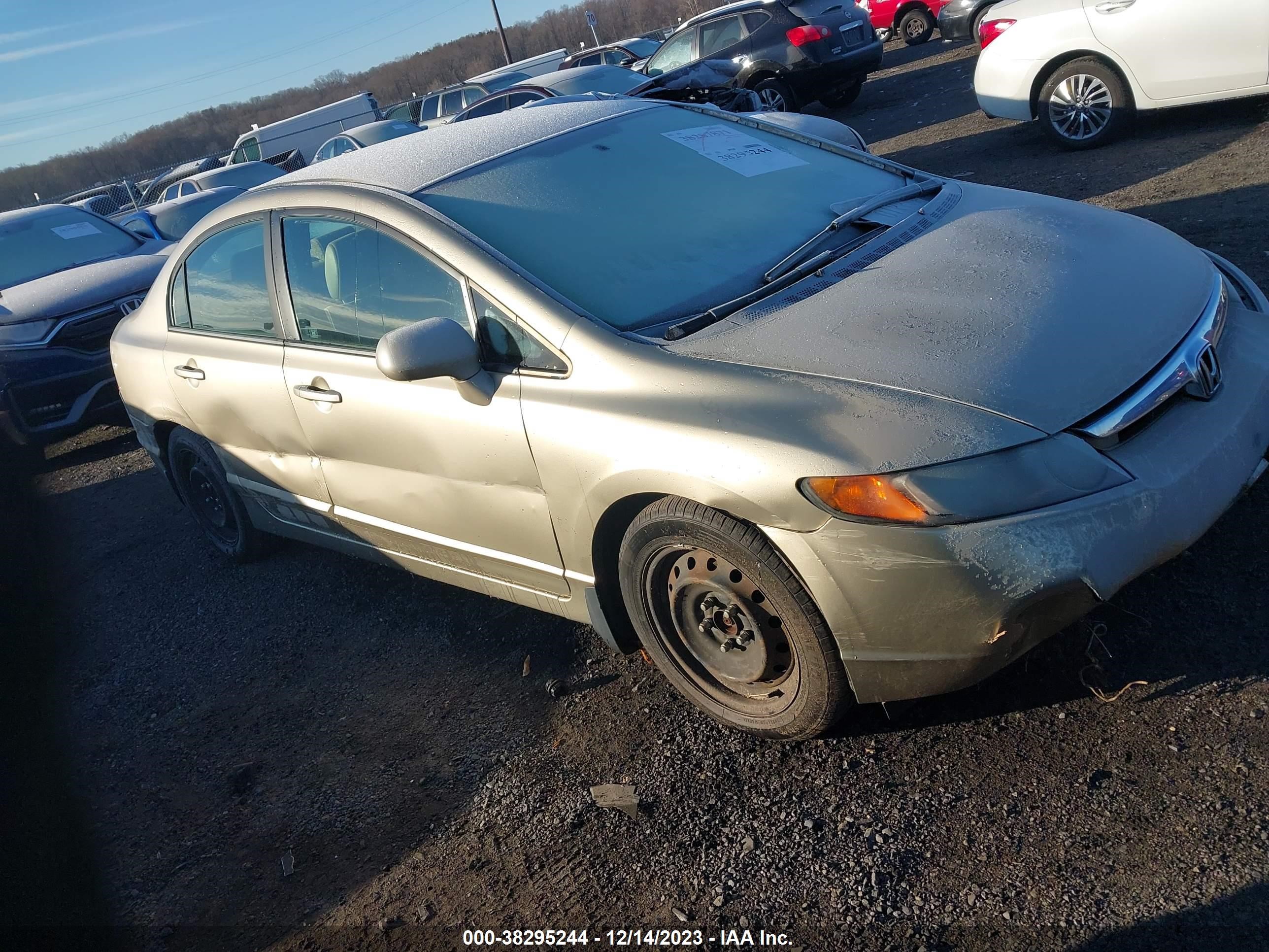 honda civic 2007 1hgfa16507l092219