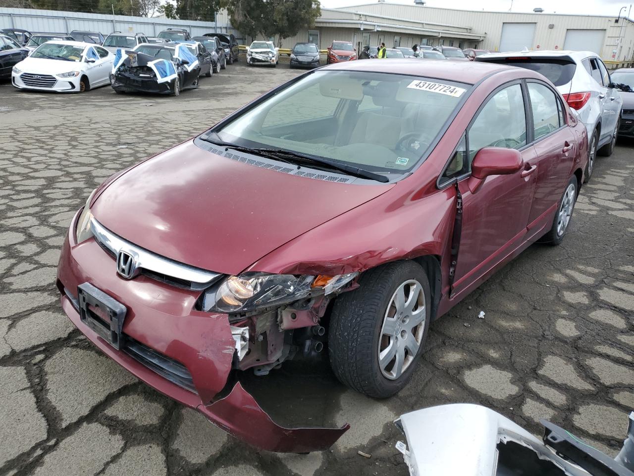 honda civic 2008 1hgfa16508l000432