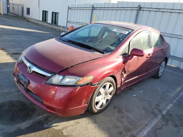 honda civic lx 2007 1hgfa16517l107634