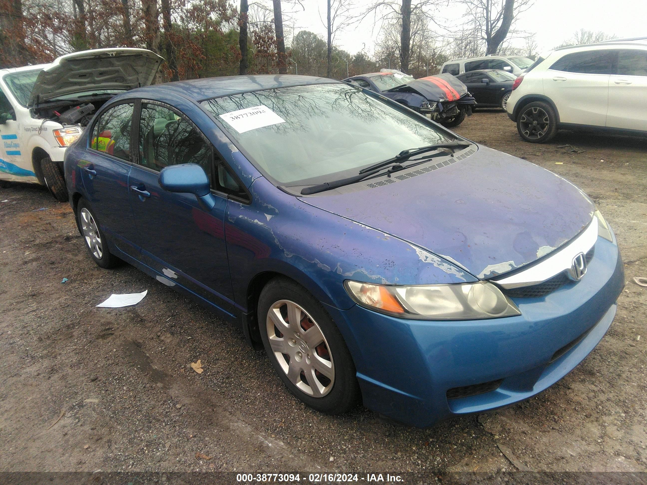 honda civic 2009 1hgfa16519l013000