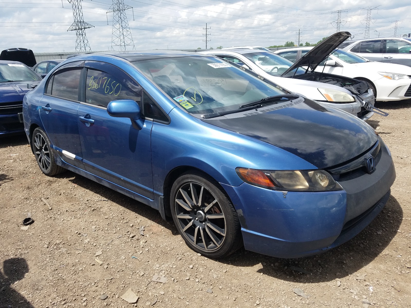 honda civic lx 2006 1hgfa16586l050055