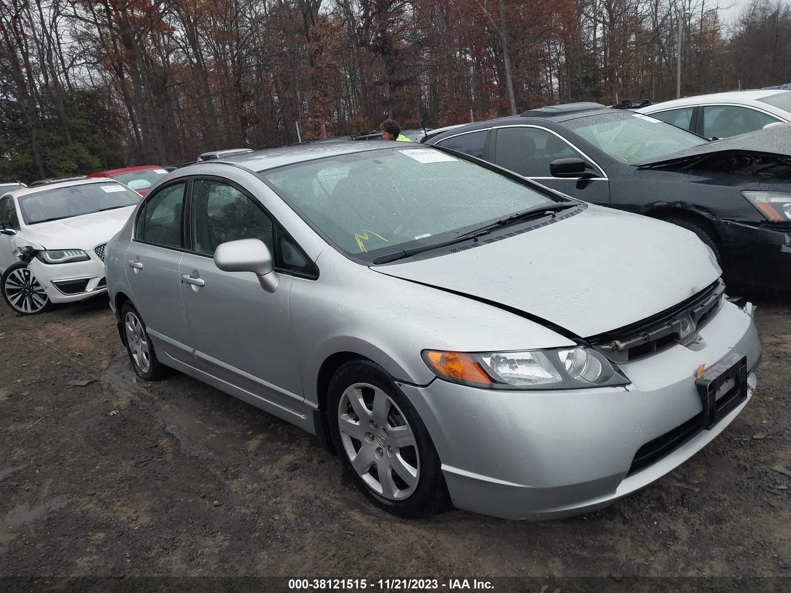 honda civic 2007 1hgfa16587l114306