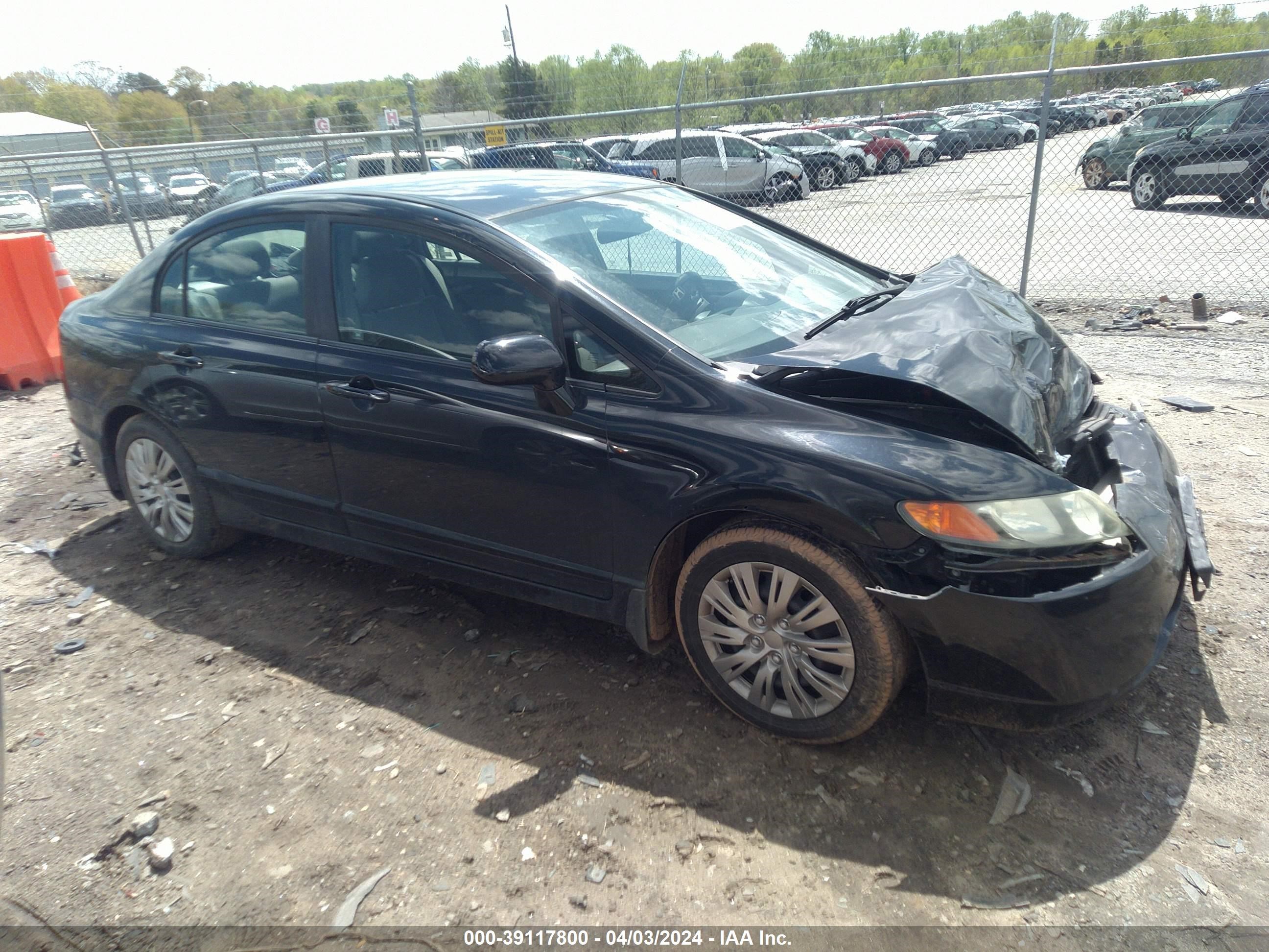 honda civic 2008 1hgfa16588l051659