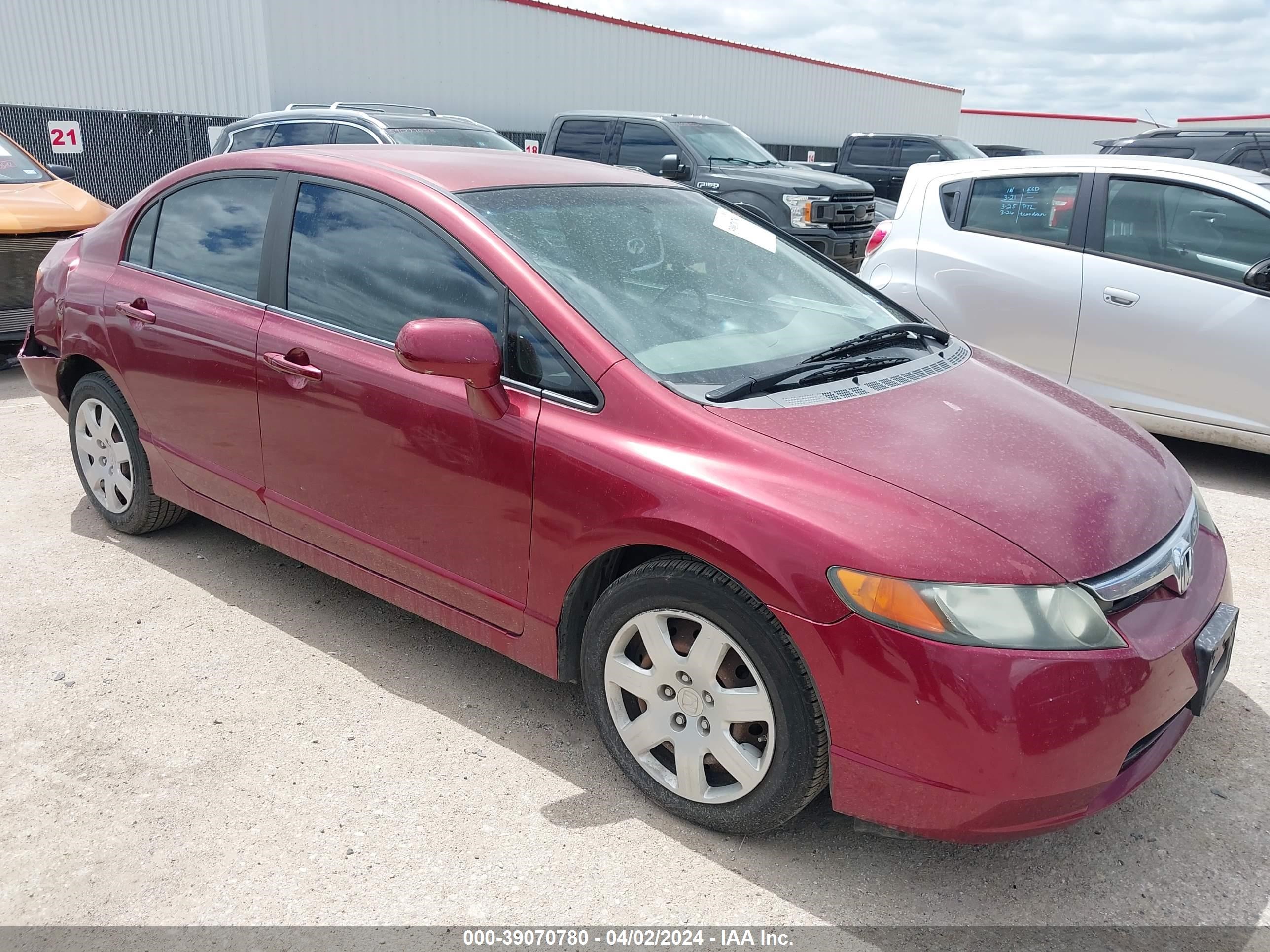 honda civic 2008 1hgfa16598l117104