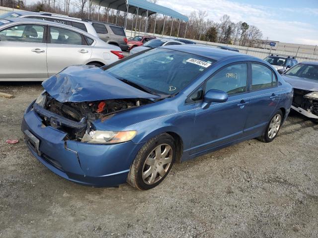 honda civic lx 2007 1hgfa165x7l053170