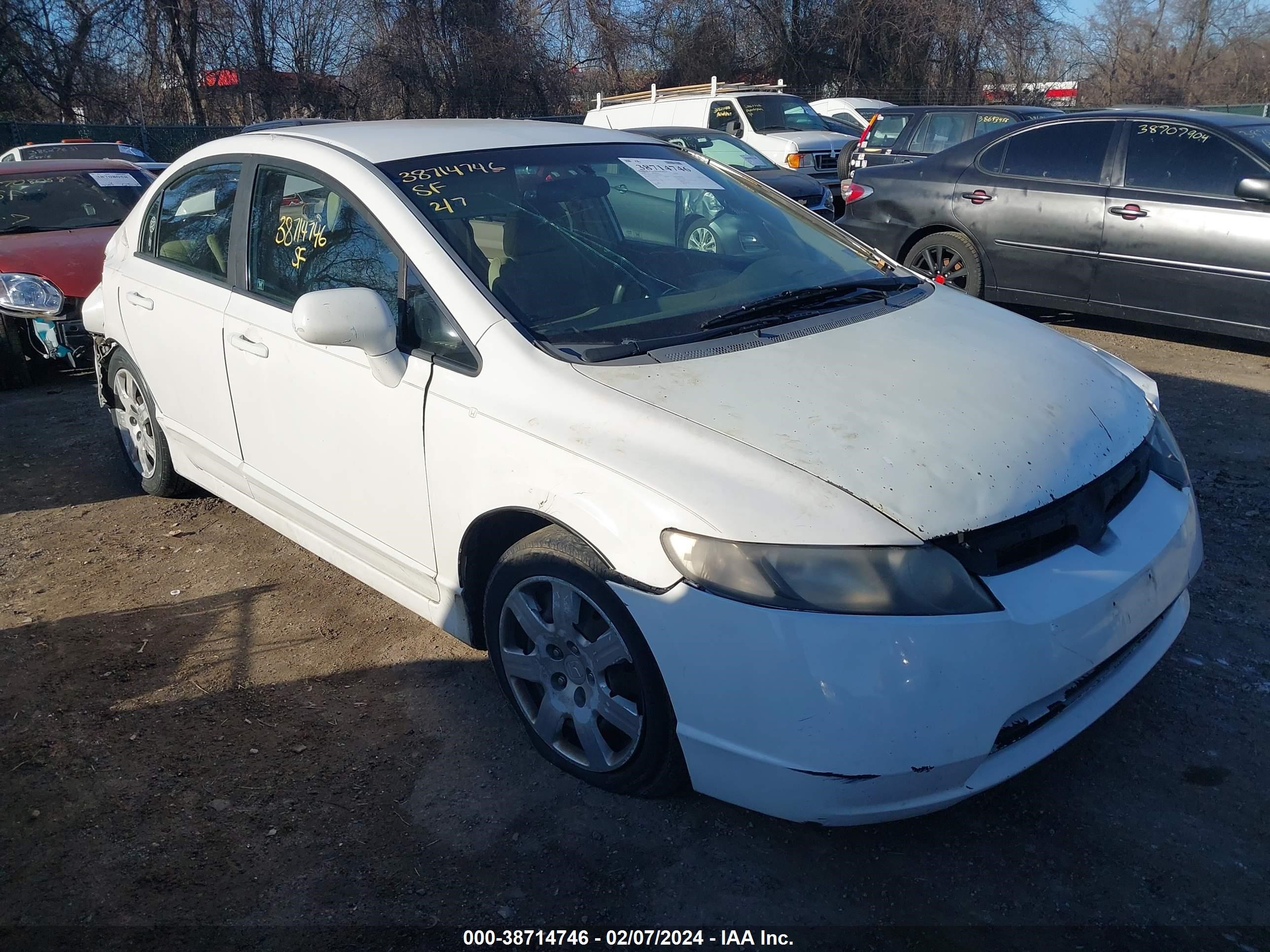 honda civic 2008 1hgfa165x8l040839