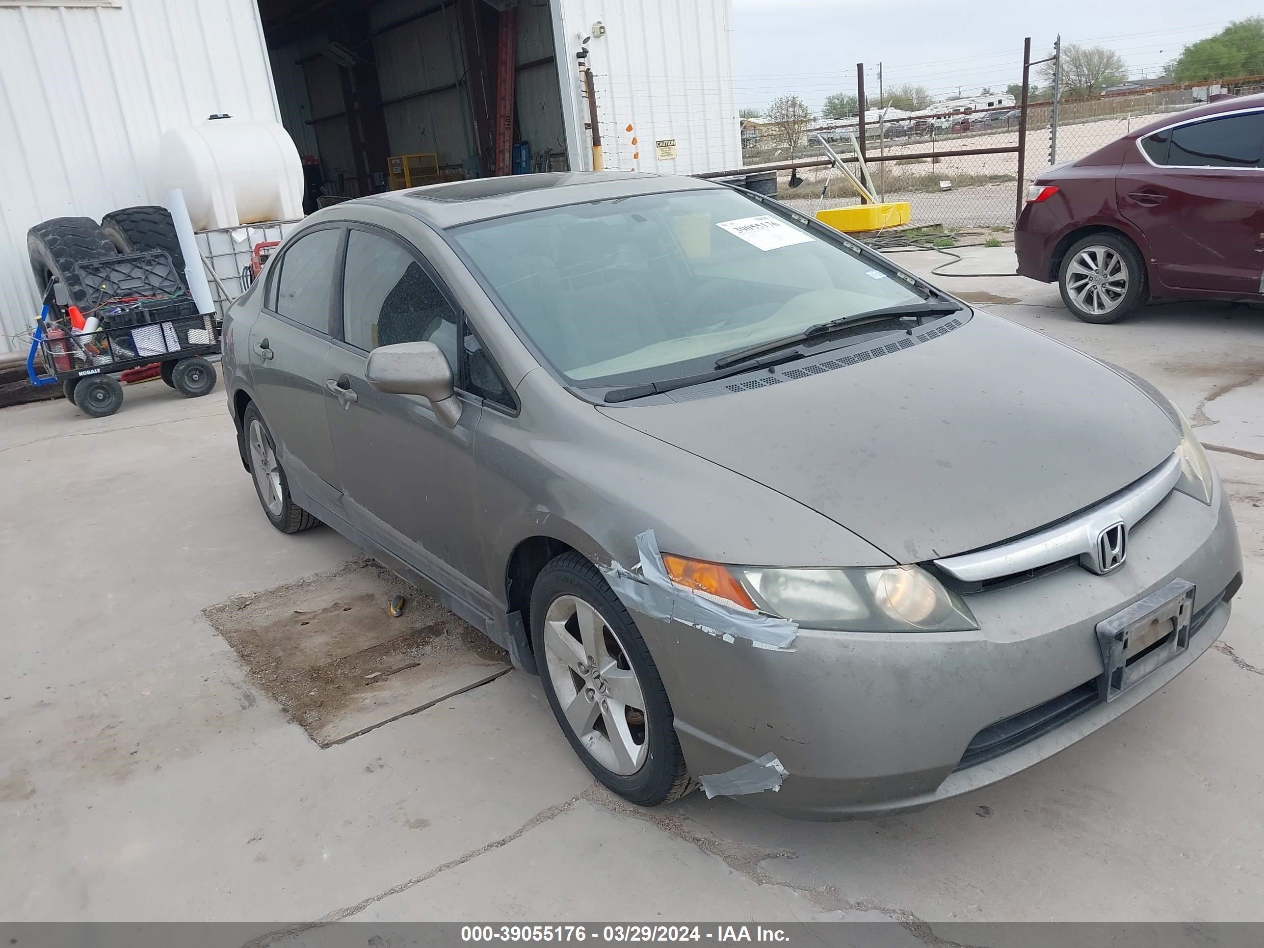 honda civic ex 2007 1hgfa16807l115881