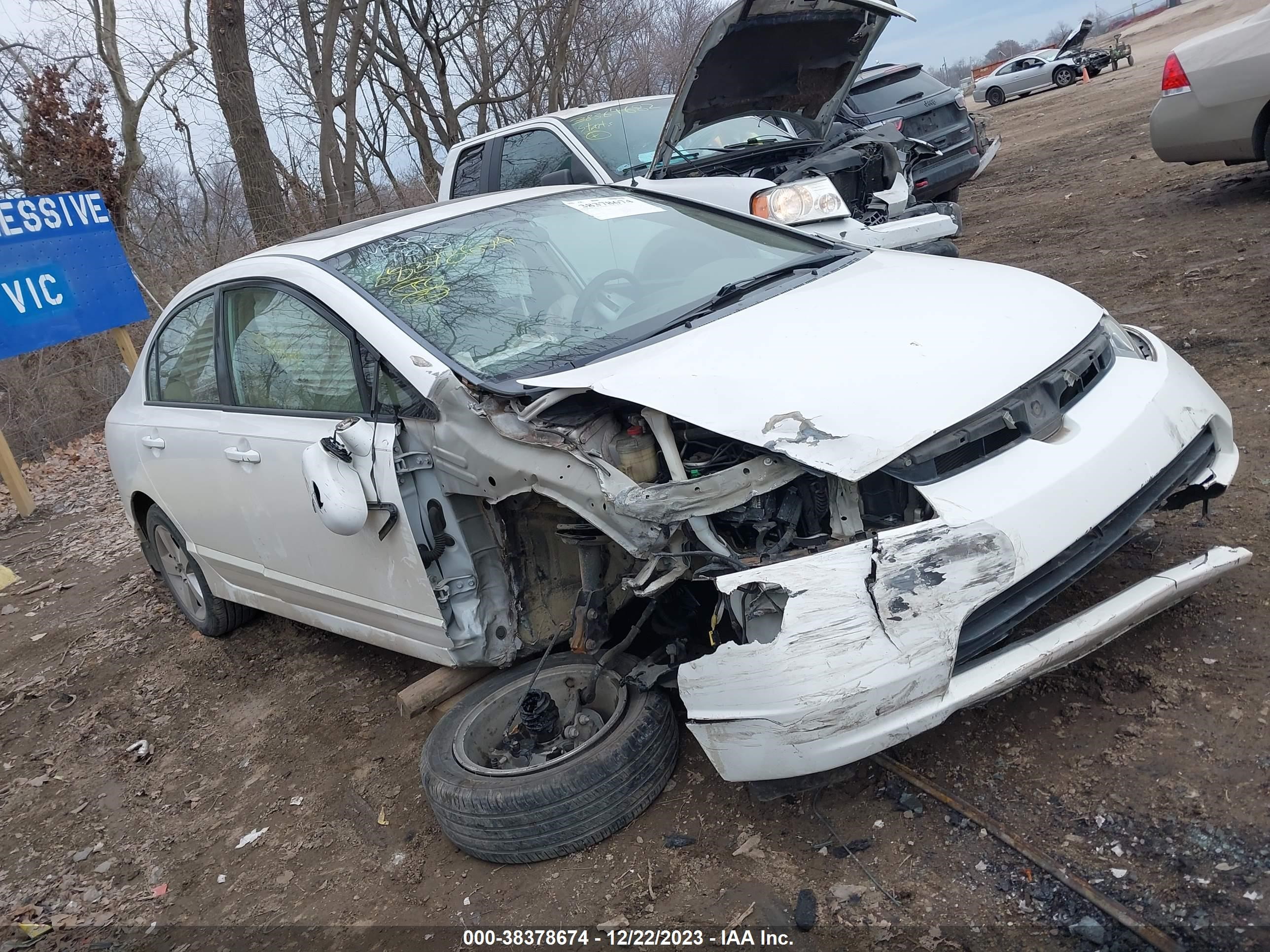 honda civic 2008 1hgfa16818l029917