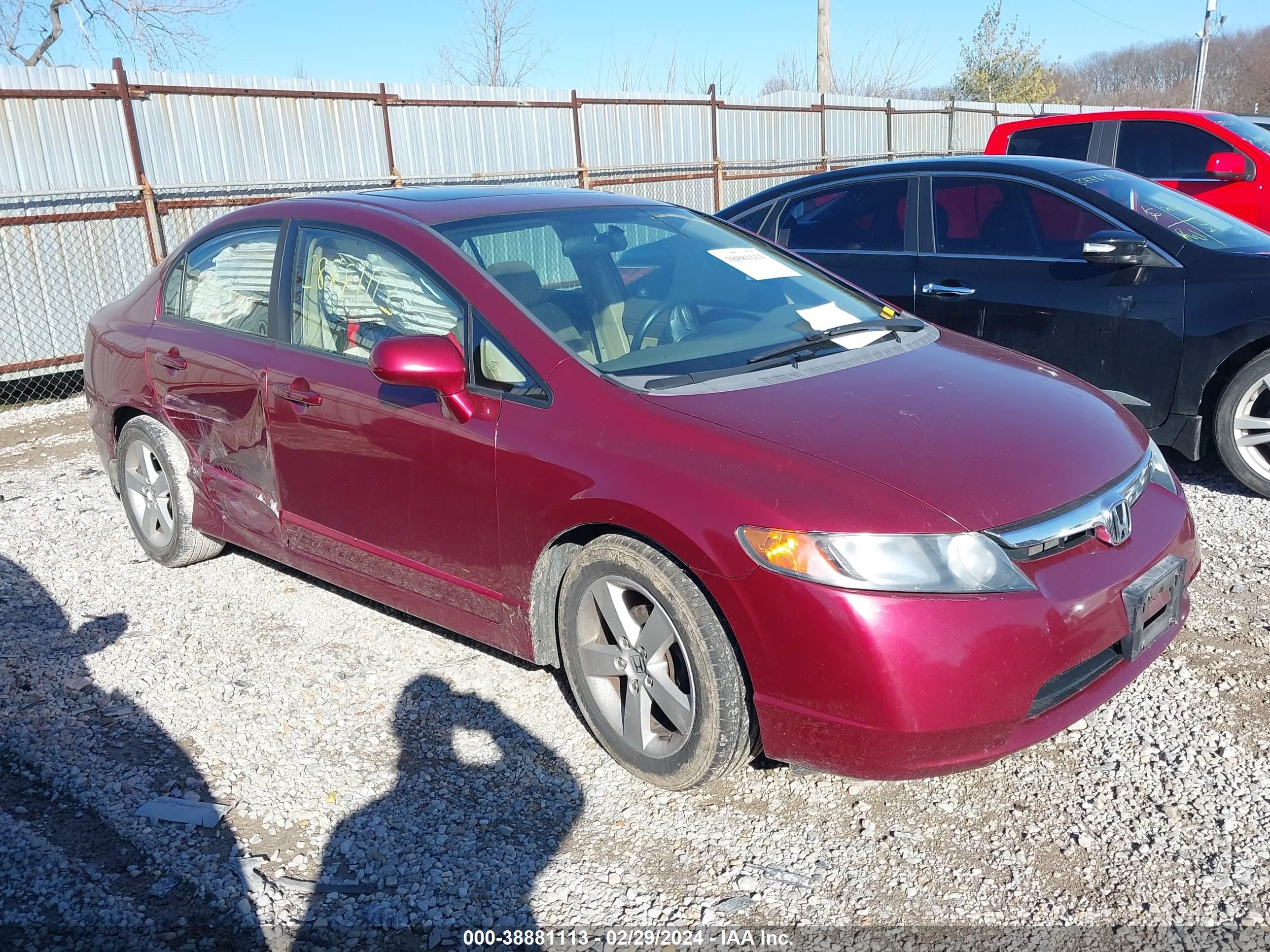 honda civic 2007 1hgfa16857l142509