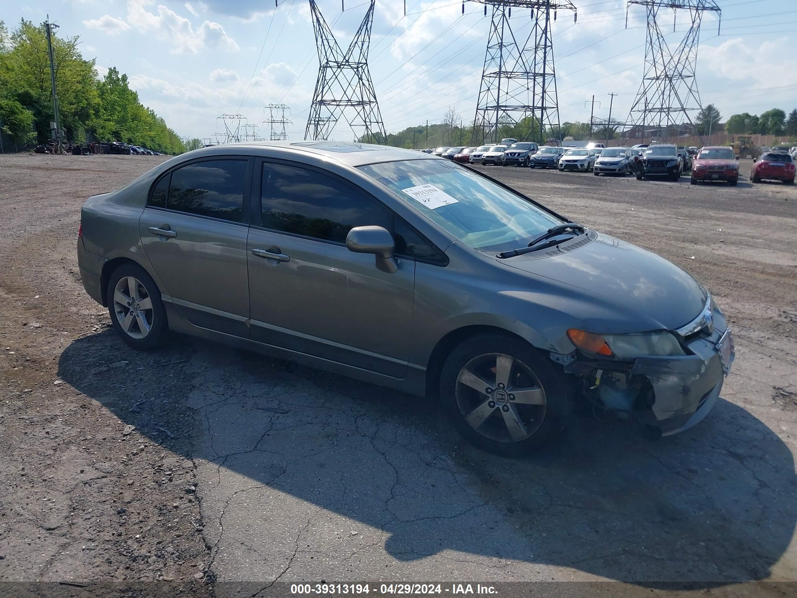 honda civic 2007 1hgfa16867l060627