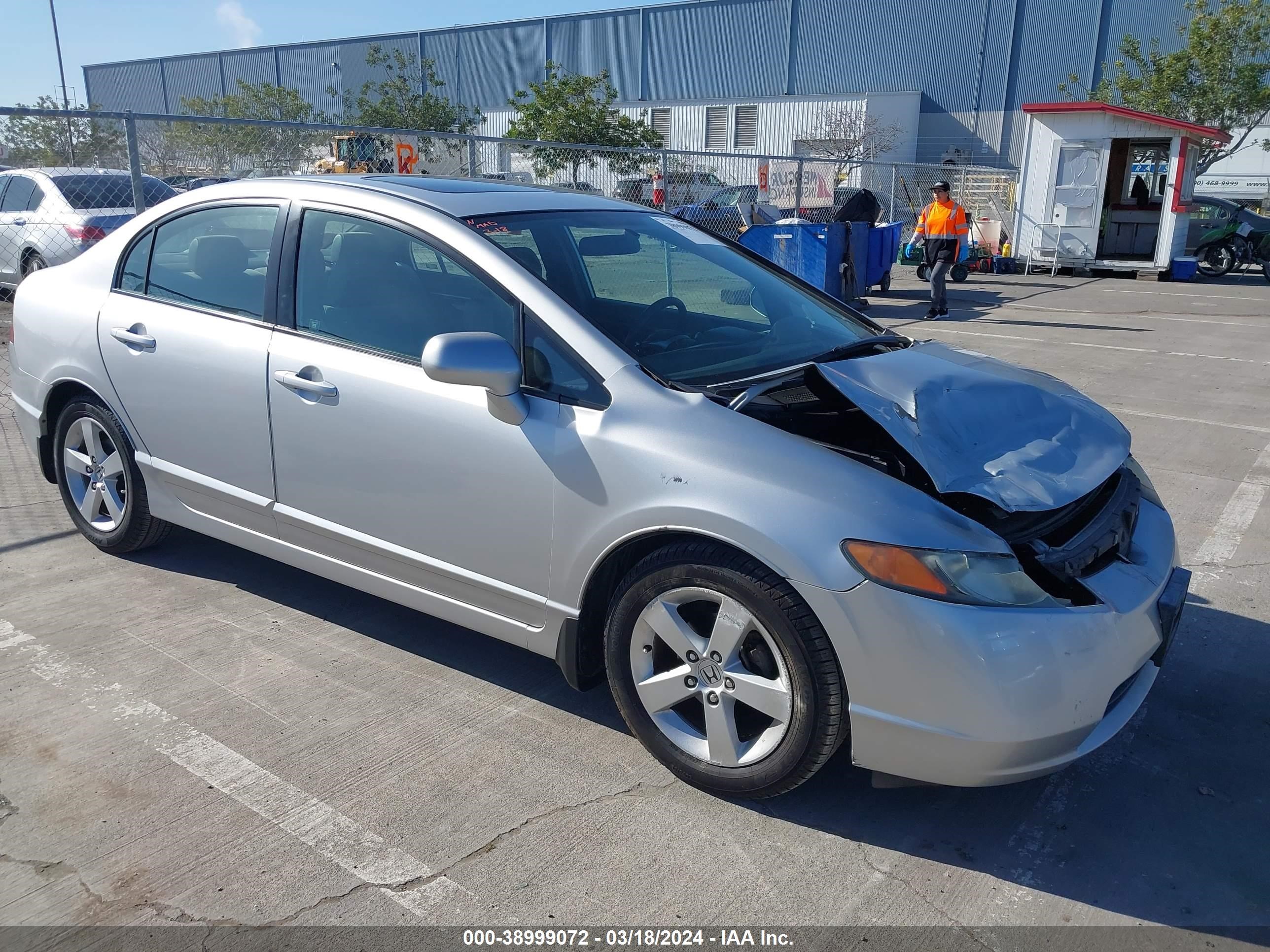 honda civic 2007 1hgfa16867l134015