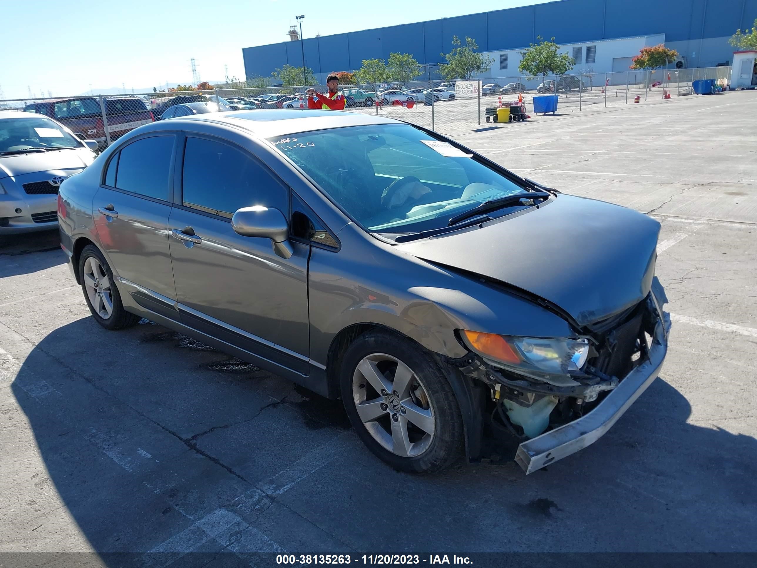 honda civic 2007 1hgfa168x7l005680