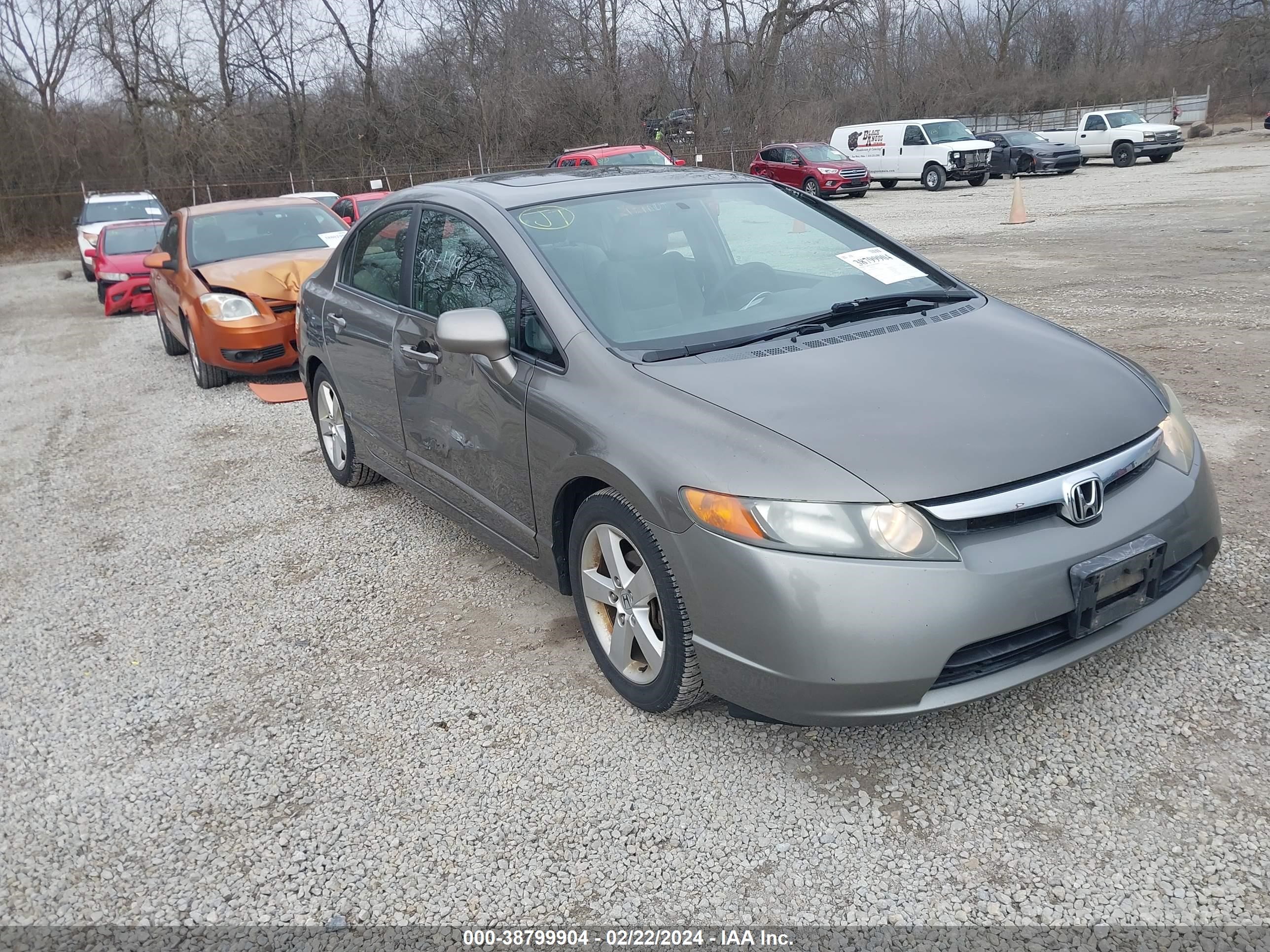 honda civic 2007 1hgfa168x7l130517