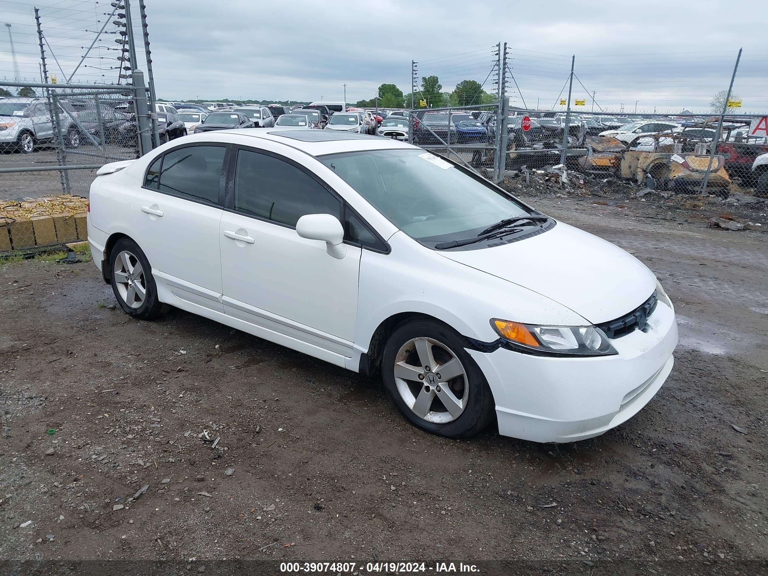 honda civic 2008 1hgfa168x8l014865