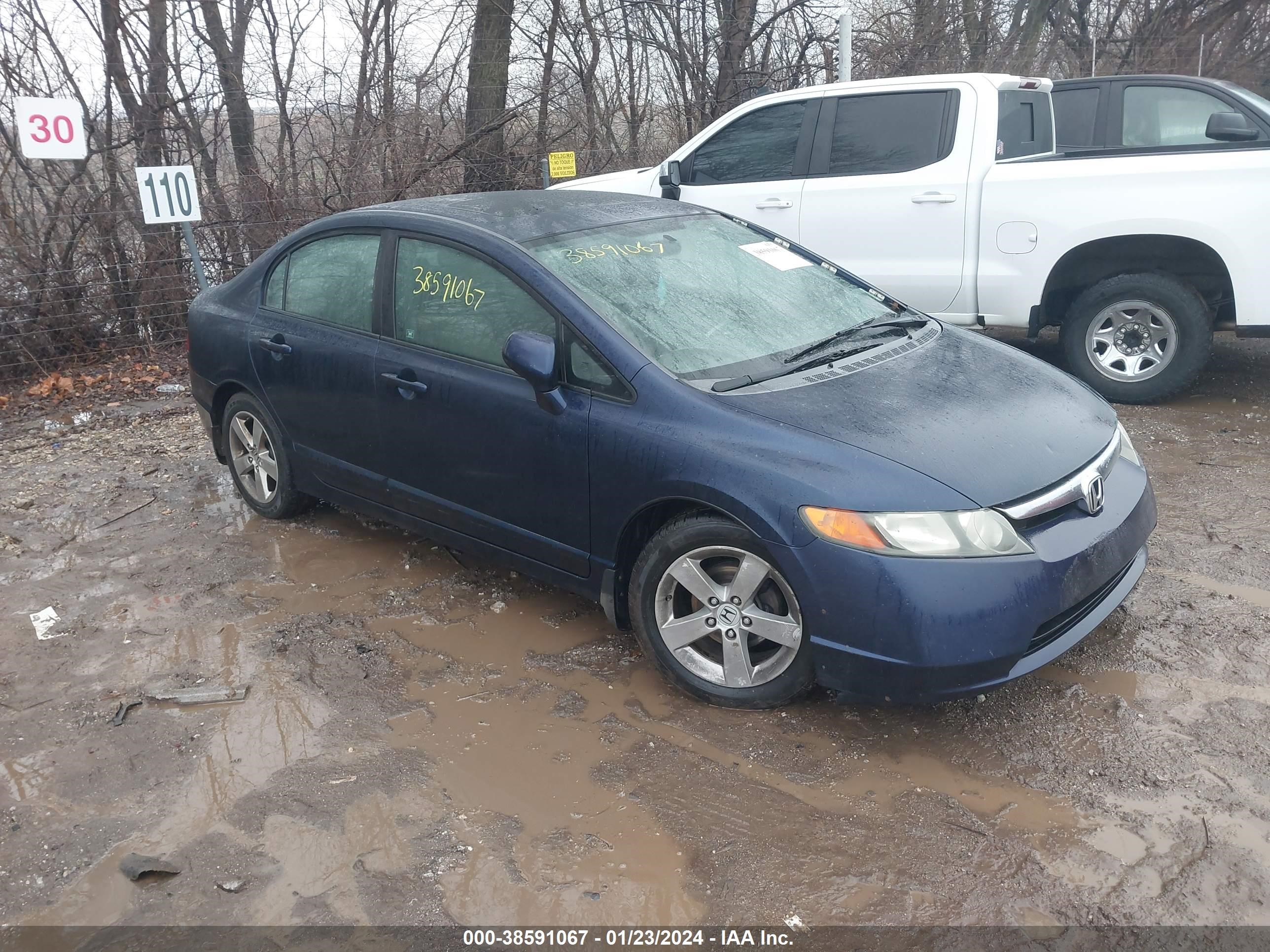 honda civic 2008 1hgfa168x8l092126