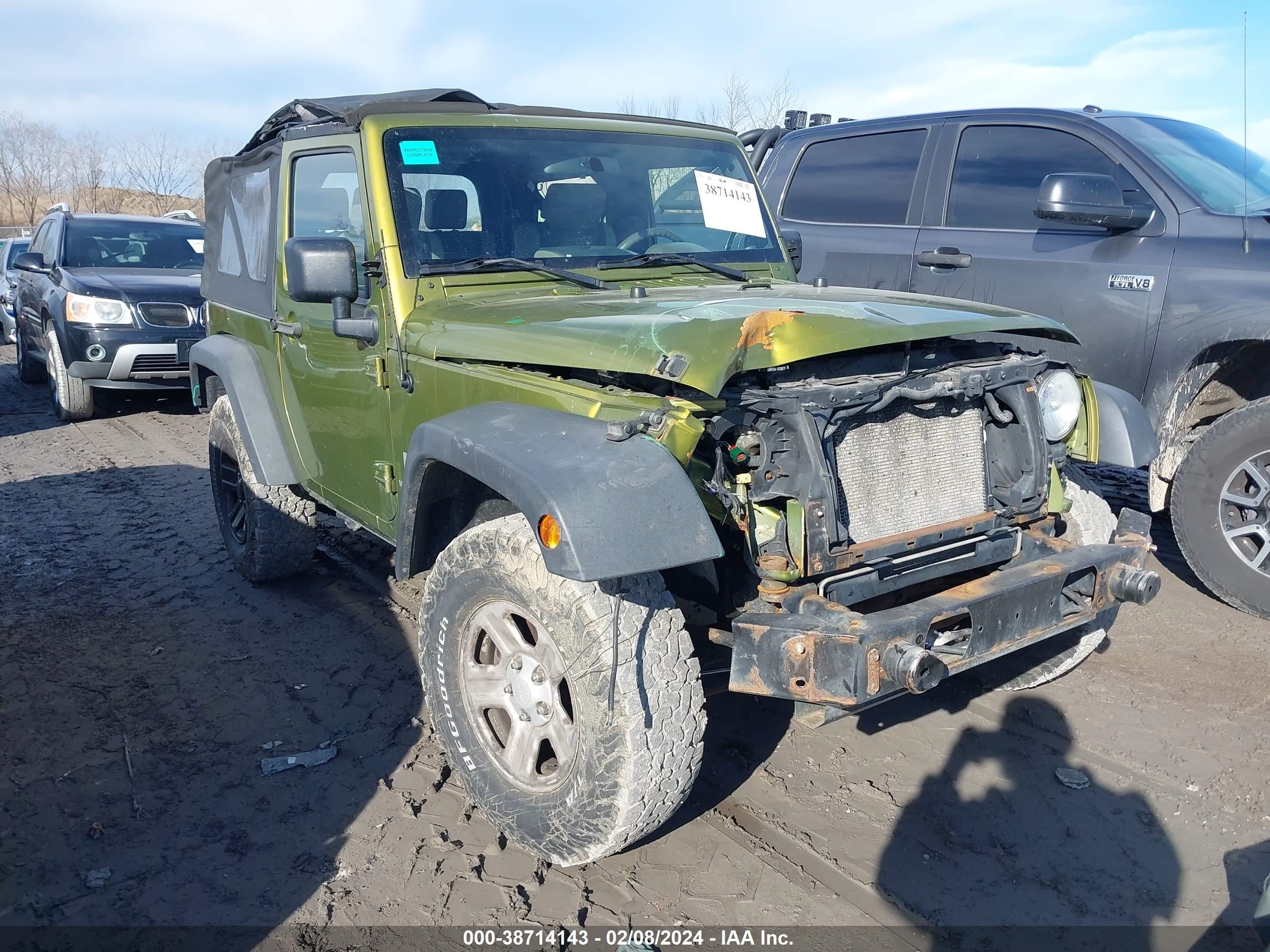 jeep wrangler 2007 1j4fa24107l149288