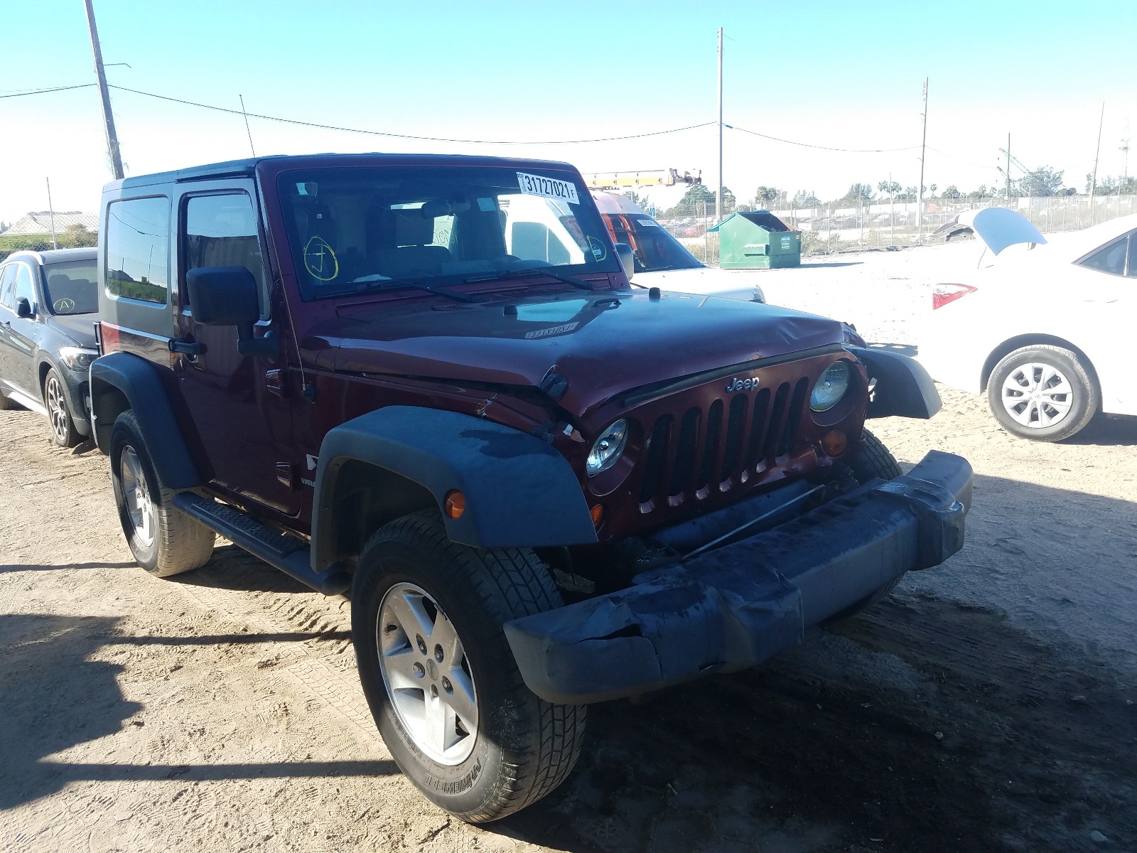 jeep wrangler 2008 1j4fa24158l512864