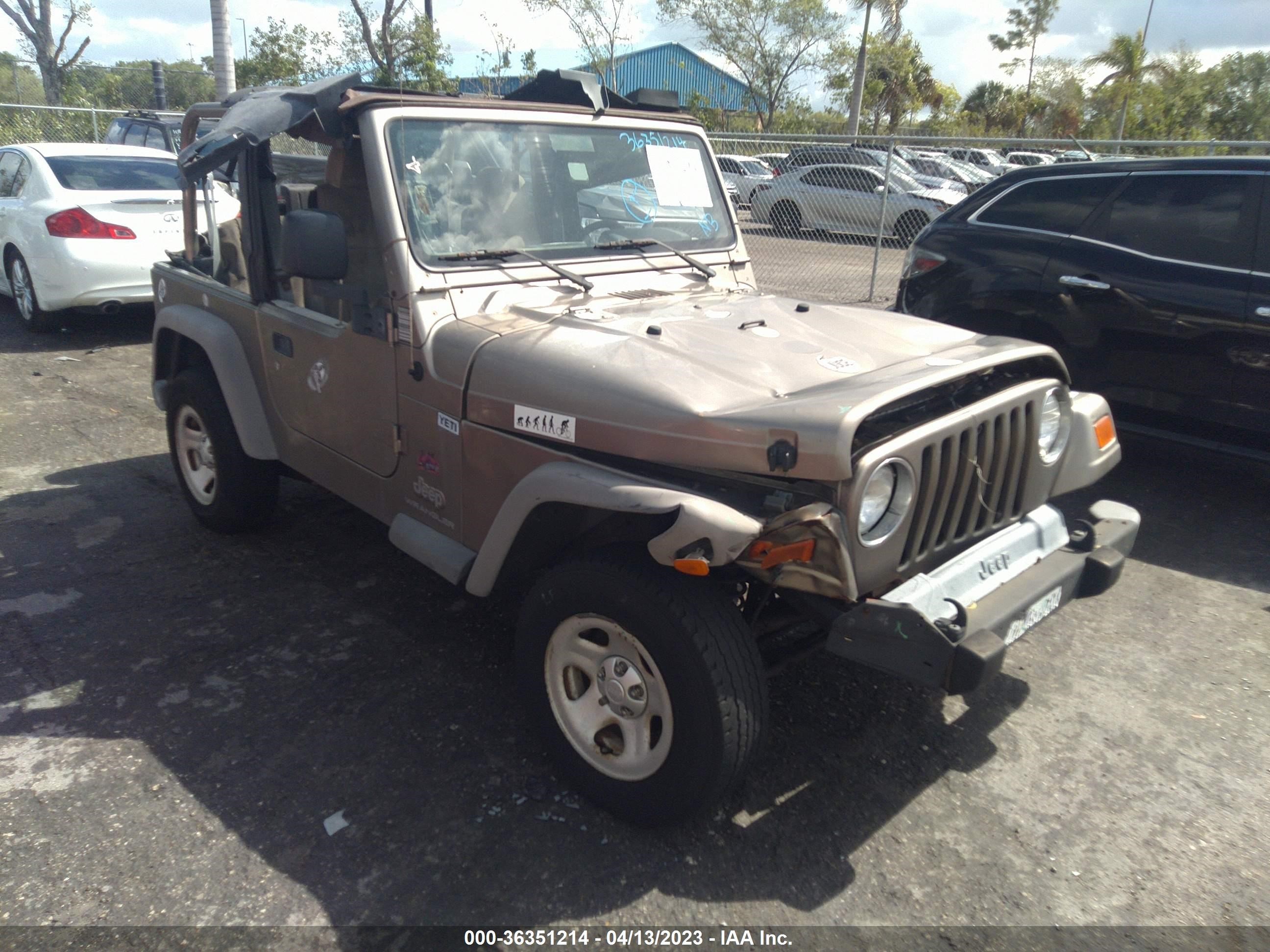 jeep wrangler 2005 1j4fa29125p340614