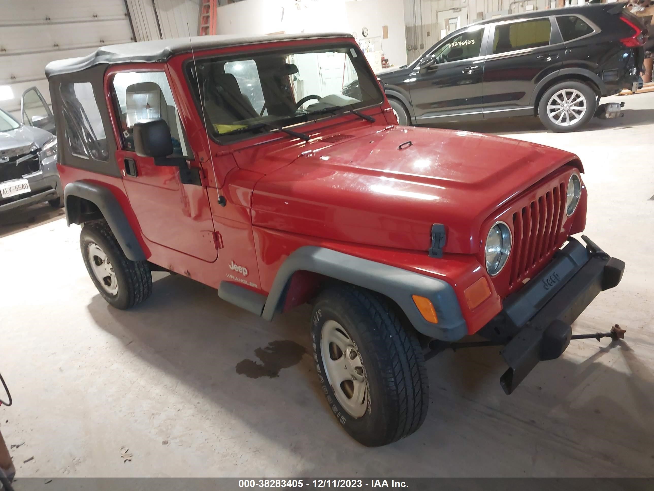 jeep wrangler 2006 1j4fa29sx6p754816