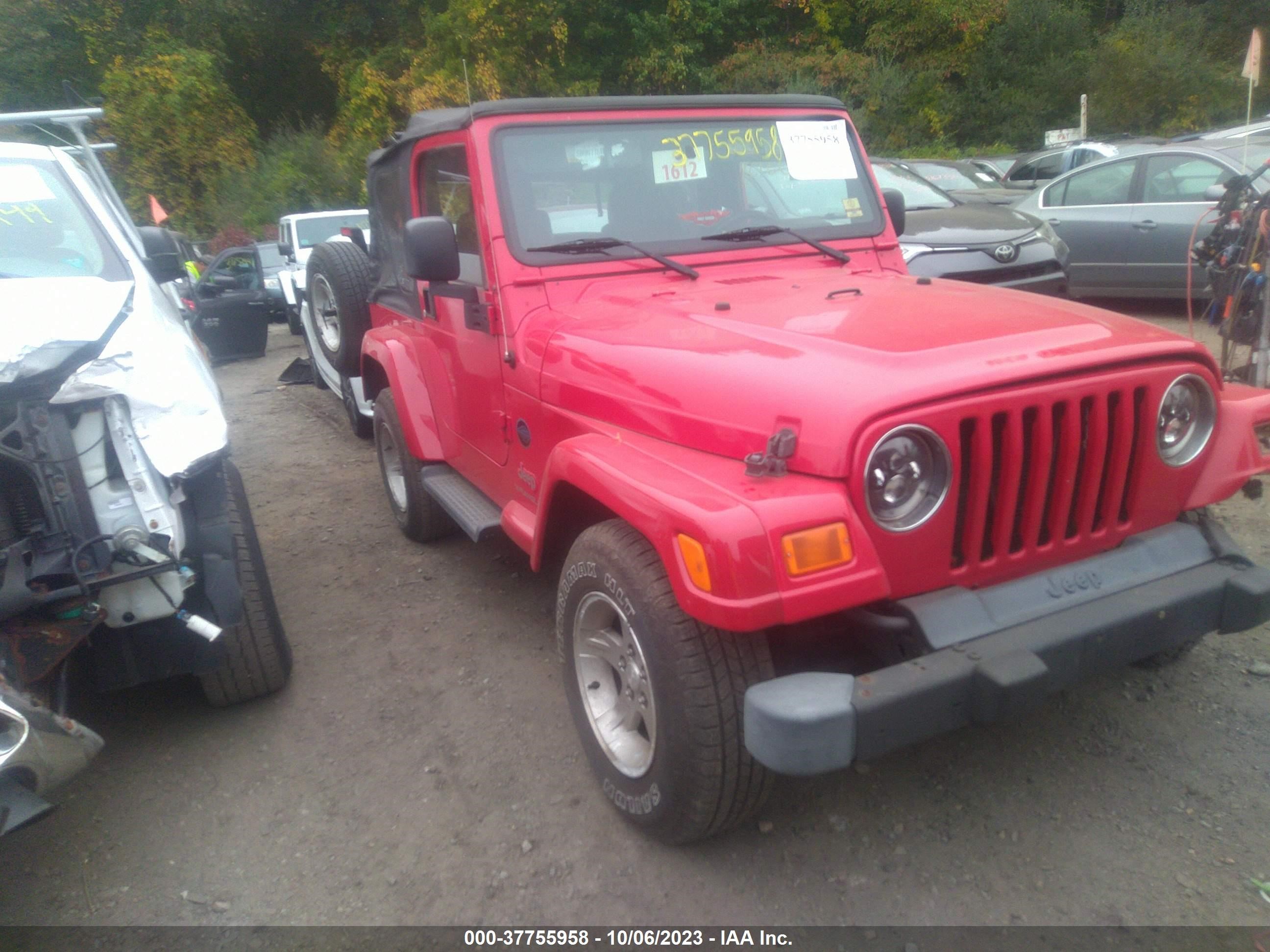 jeep wrangler 2005 1j4fa39s25p357685